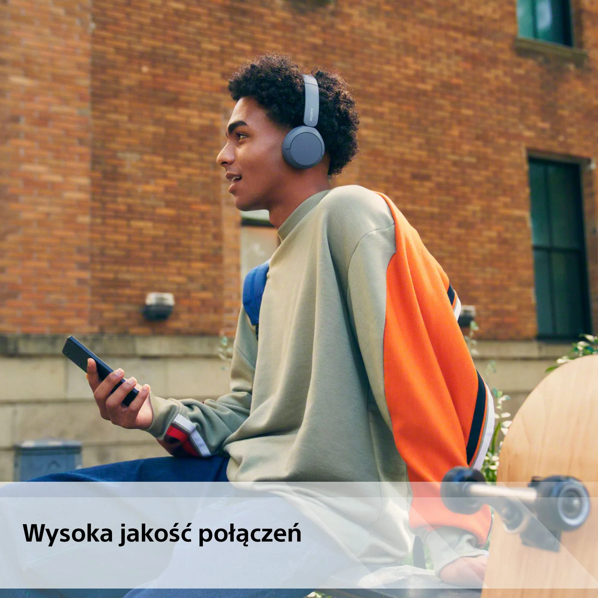 Sony WHCH520L.CE7 Słuchawki, Niebieski