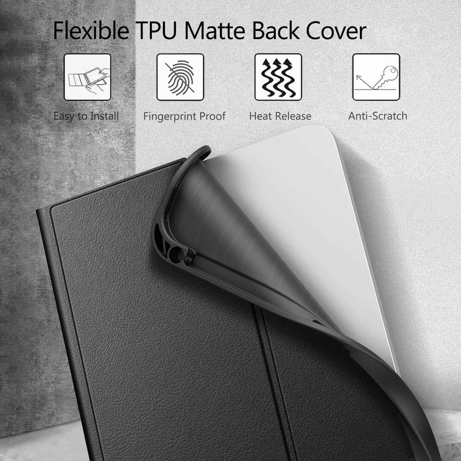 FINTIE Etui na klawiaturę do iPad 11.Generation 11" 2025, iPad 10. generacji 2022 10,9", etui ochronne z tylną obudową z TPU, uchwytem na rysik i magnetyczną zdejmowaną klawiaturą z układem QWERTZ