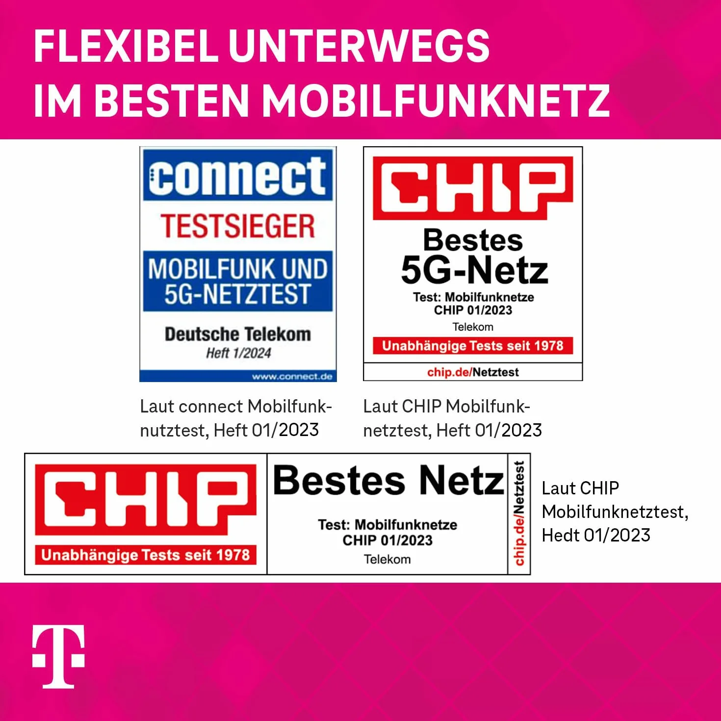 Telekom MagentaMobil Prepaid L karta SIM bez umowy I w zestawie 5 GB & Allnet Flat (min, SMS) do wszystkich niemieckich sieci + roaming UE, surfowanie z 5G/ LTE Max & HotSpot Flat I 15 EUR doładowanie startowe