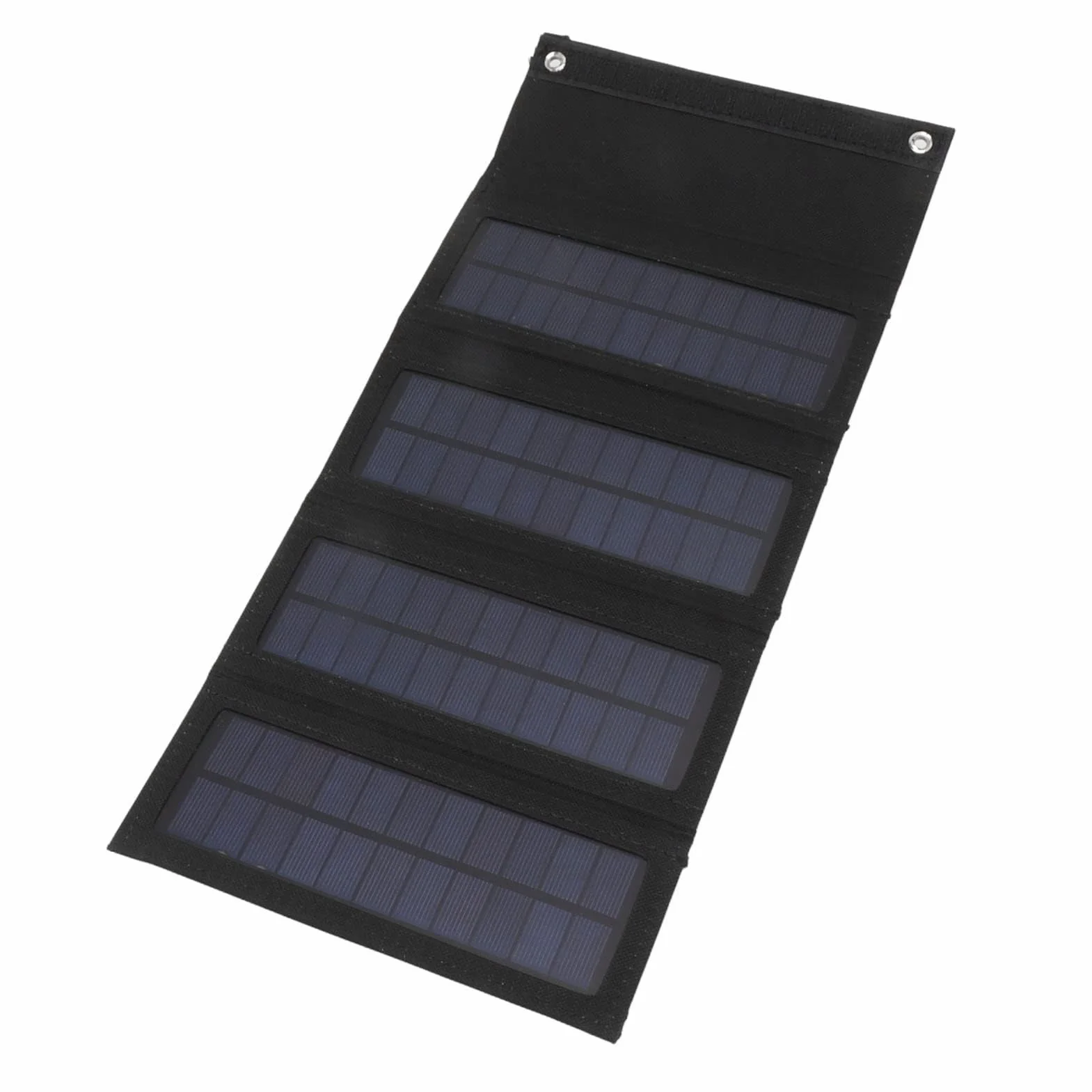 Trwała składana ładowarka panelu słonecznego 40 W na zewnątrz, kemping, wędrówki, przenośny monokrystaliczny panel słoneczny (BLACK)