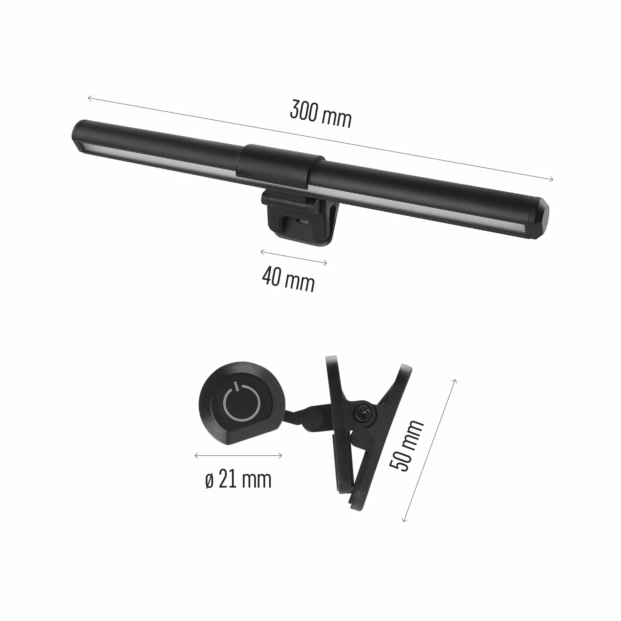 EMOS Lampa LED do laptopa 30 cm 5,6 W USB 150 lm regulowane kolory światła