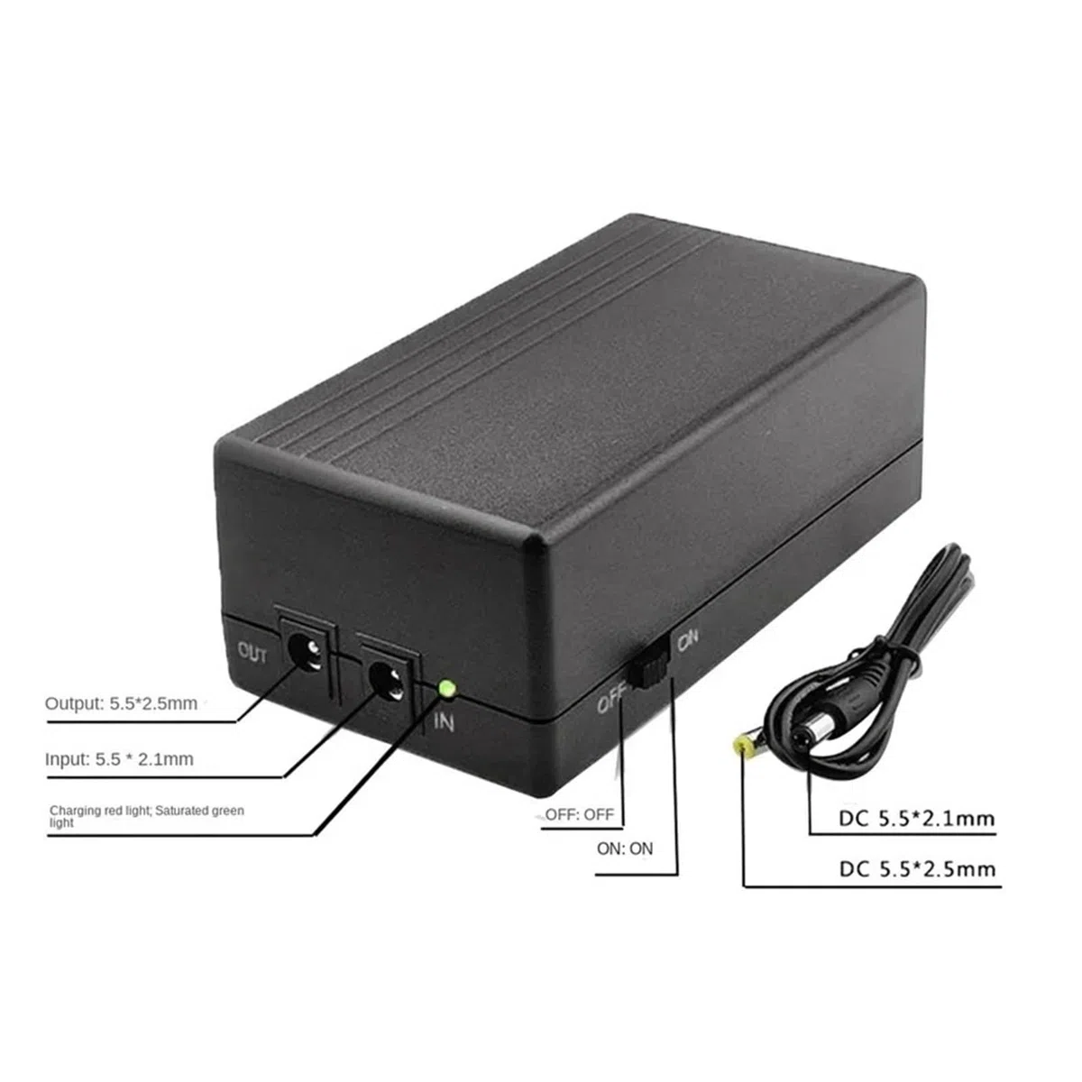 MINI UPS 12V 2A 44,4wh Zasilacz Bezprzerwowy I Zapasowy Są Używane W Routerach Maszynach Obsługowych, CCTV Wydajne taktowanie(MINI UPS-26mm)