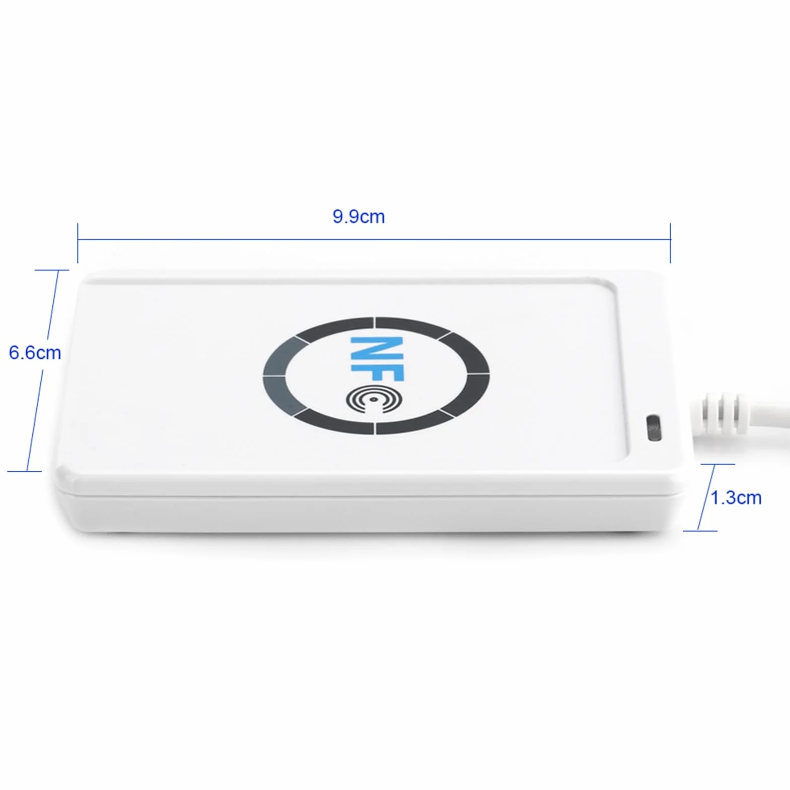 ACS, ACR122U, czytnik NFC, bezstykowy, USB, 13,56 MHz, kolor: Pearl White