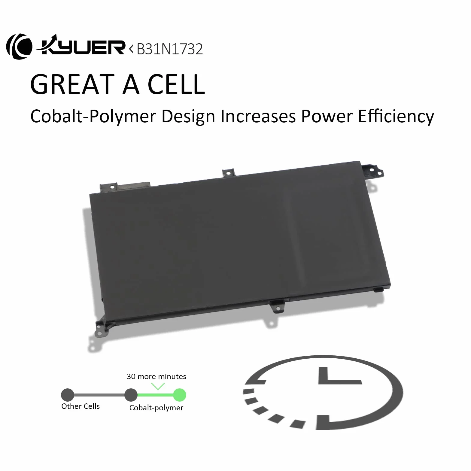 Bateria do Asus Vivobook S14 42Wh B31N1732 S430FA S430FN S430UA S430UAN S430UN S430UF K430F K430FA K430U V430U X430U X430UA X430UN X430UF X430FA X430FN FX571GT FX571LH FX571LI F571GD