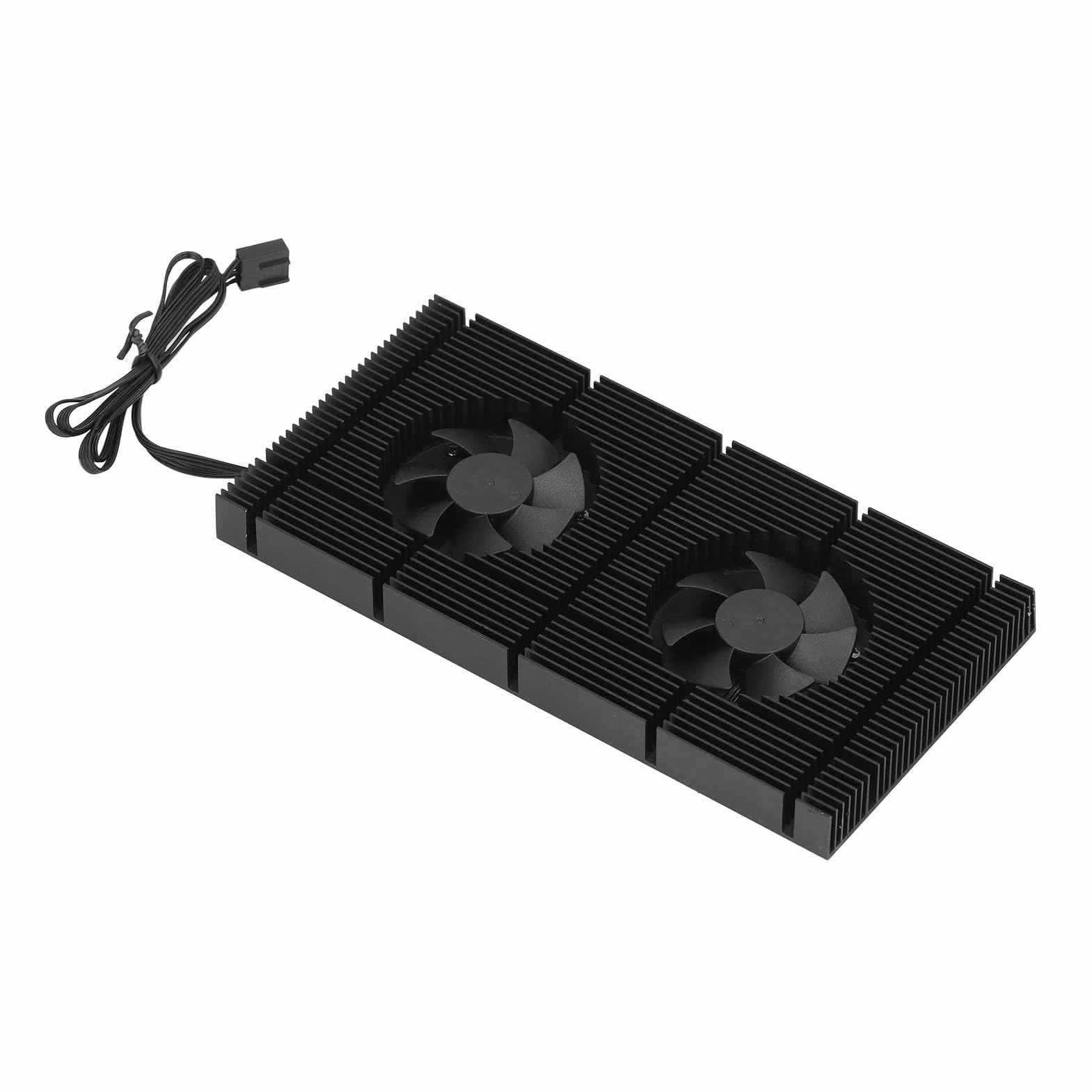 Matybobe Chłodnica Pamięci Podwójny Radiator PWM VRAM Samodzielnie Wykonana Płyta Montażowa Chłodnica Pamięci Karta Graficzna Radiator Regulowana prędkość Niski Poziom Hałasu (Podkładka 0,5 mm 600)