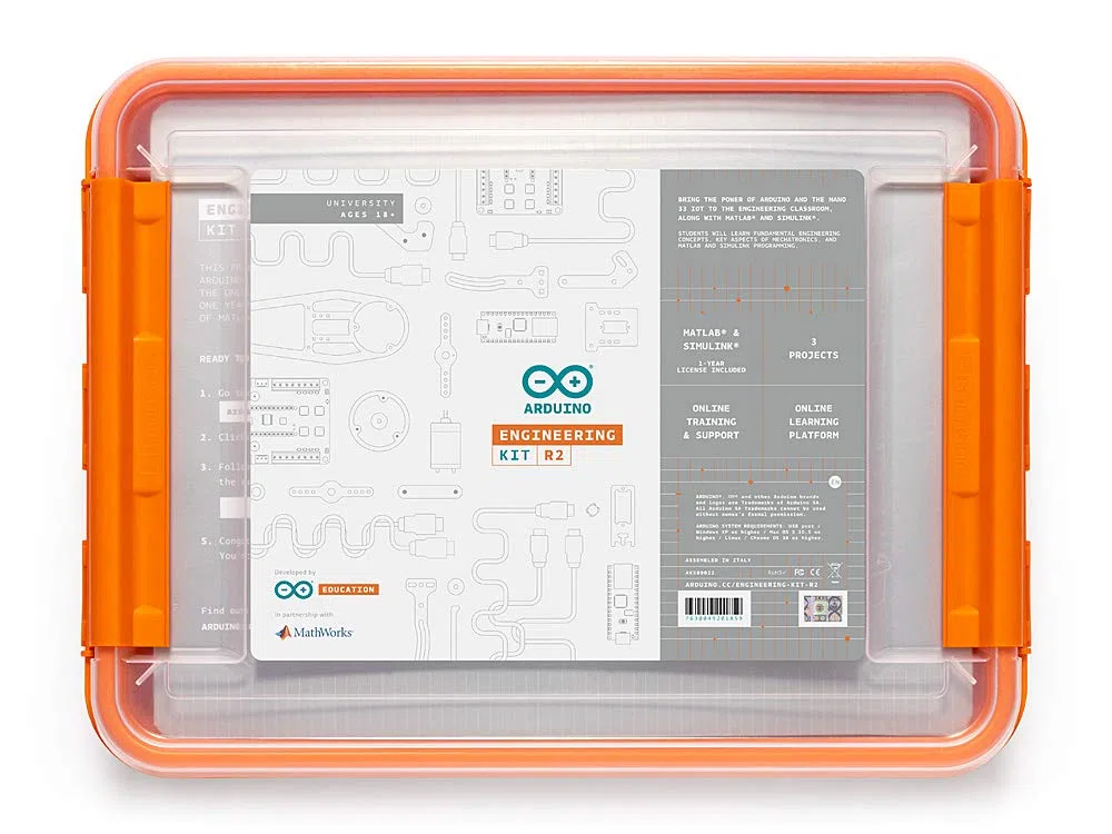 Arduino Engineering Kit REV2 [AKX00022] – zaawansowany zestaw do nauki praktycznej z zakresu inżynierii, robotyki i automatyki z pełnym programem nauczania i projektami z życia wziętymi
