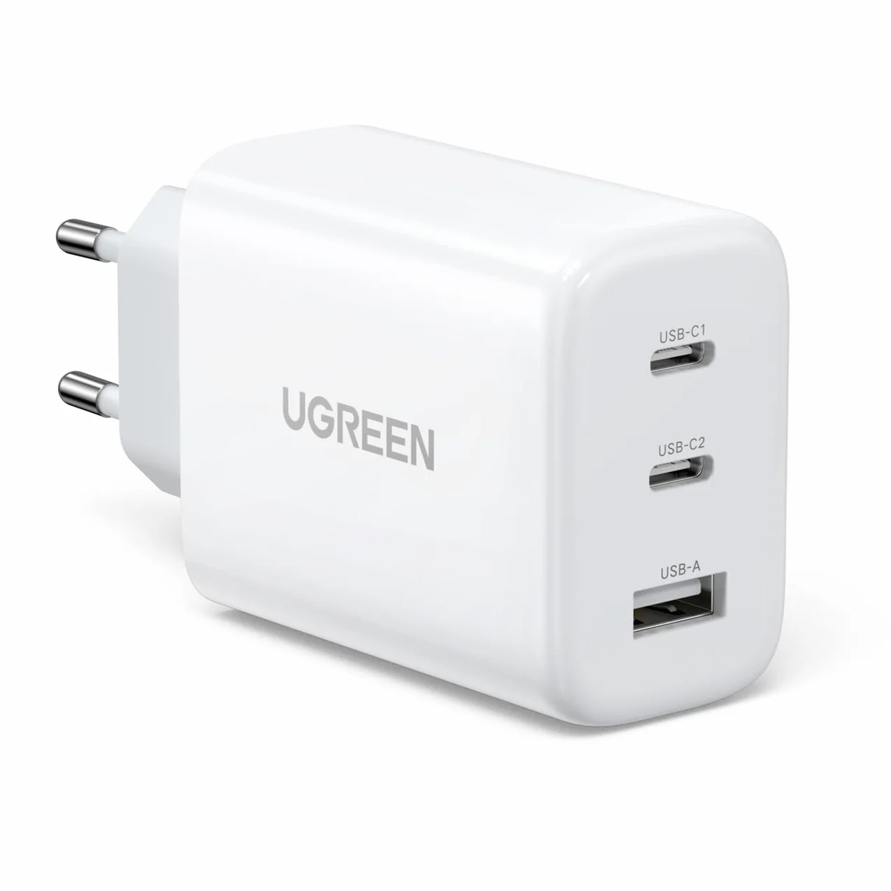 UGREEN Ładowarka ścienna CD275 65W 2x USB-C 1x USB Biała