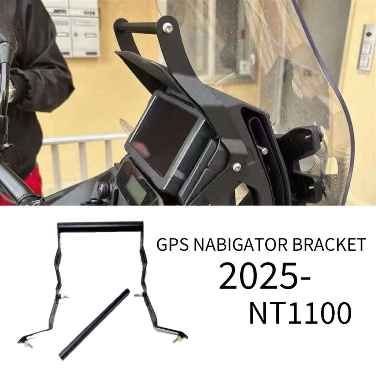 Uchwyt do nawigacji GPS Uchwyt na nawigację GPS do telefonu Pasuje do Honda NT 1100 2025 Uchwyt na telefon Uchwyt na nawigację GPS Motocyklowy uchwyt nawigacyjny GPS