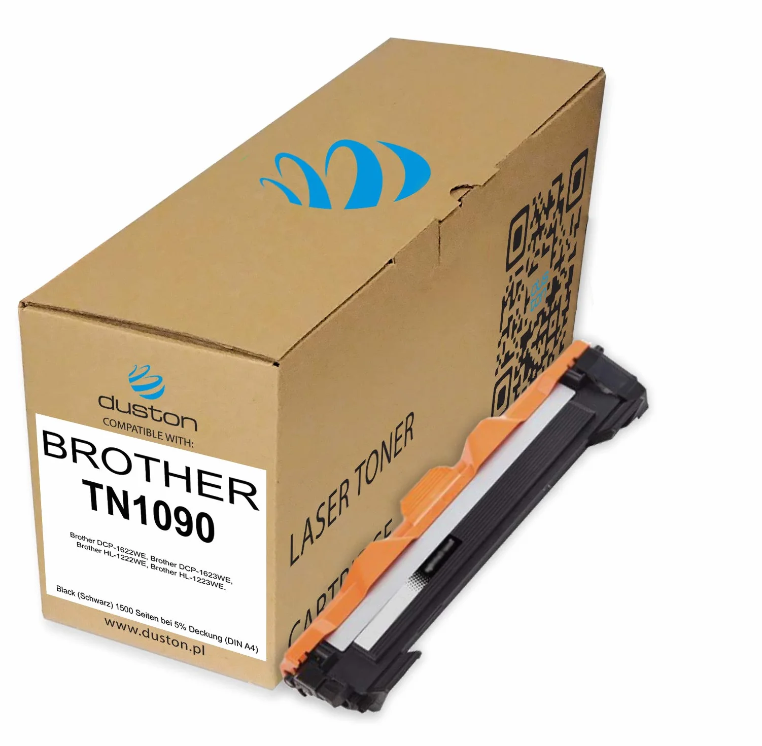 Duston 2X TN1090, TN-1090 czarny toner kompatybilny z Brother DCP-1622WE, 1623WE, HL-122WE, 1223WE