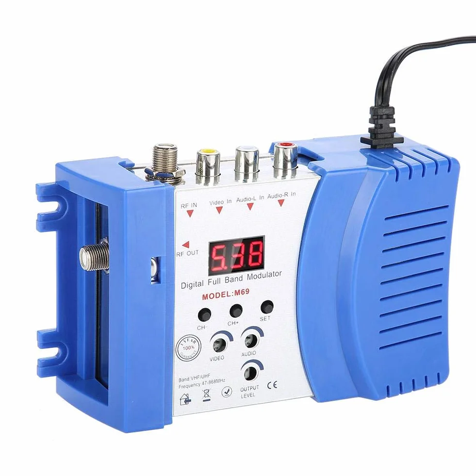 Elprico Modulator cyfrowy, moduł CATV VHF/UHF RF do kamer CCD wideo odbiorniki satelitarne (przepisy europejskie)