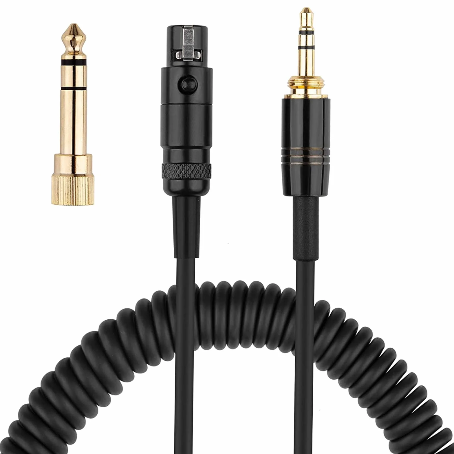 Zamienny kabel audio do słuchawek AKG K240 K240S K240MK II Q701 K702 K141 K171 K181 K271s K271 MKII M220 Pioneer HDJ-2000 czarny