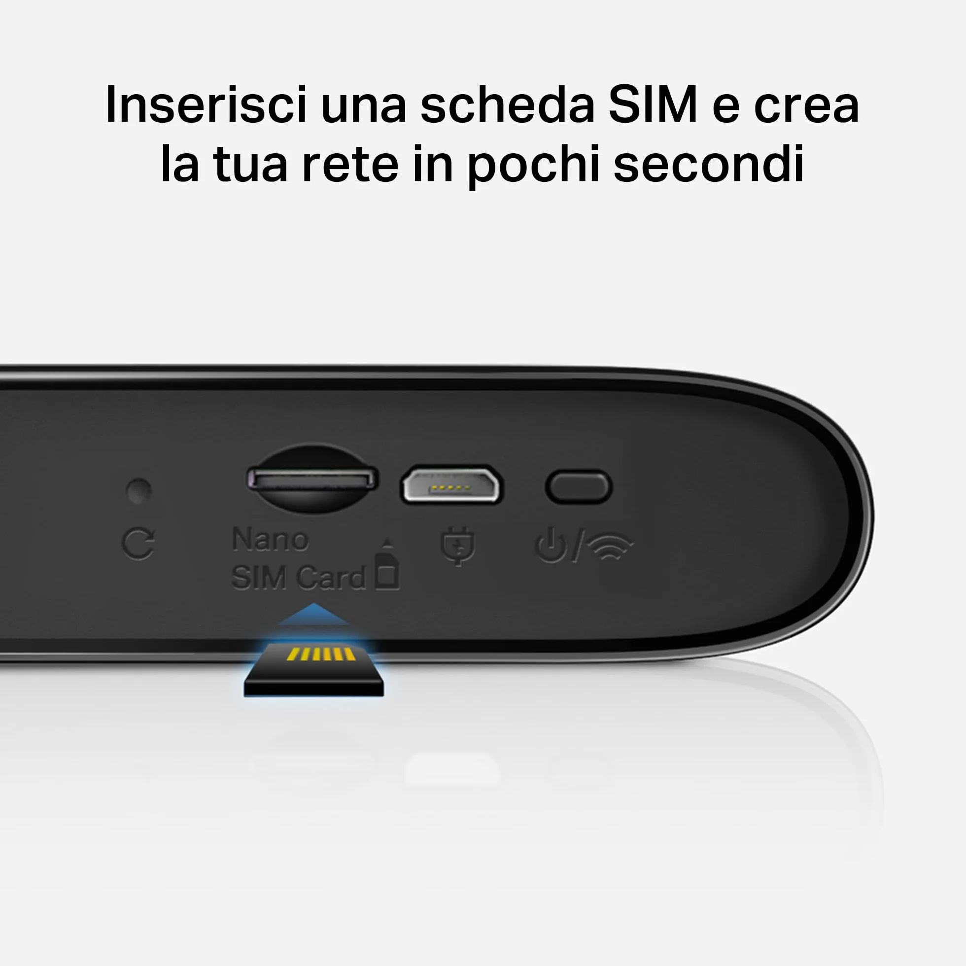 Mercusys MT110 | Mobilny Hotspot Wi-Fi 4G LTE | Pobieranie do 150 Mb/s | Bateria 2200 mAh na 10 godzin | Obsługuje do 10 urządzeń | Plug & Play z kartą SIM | Wi-Fi 2,4 GHz