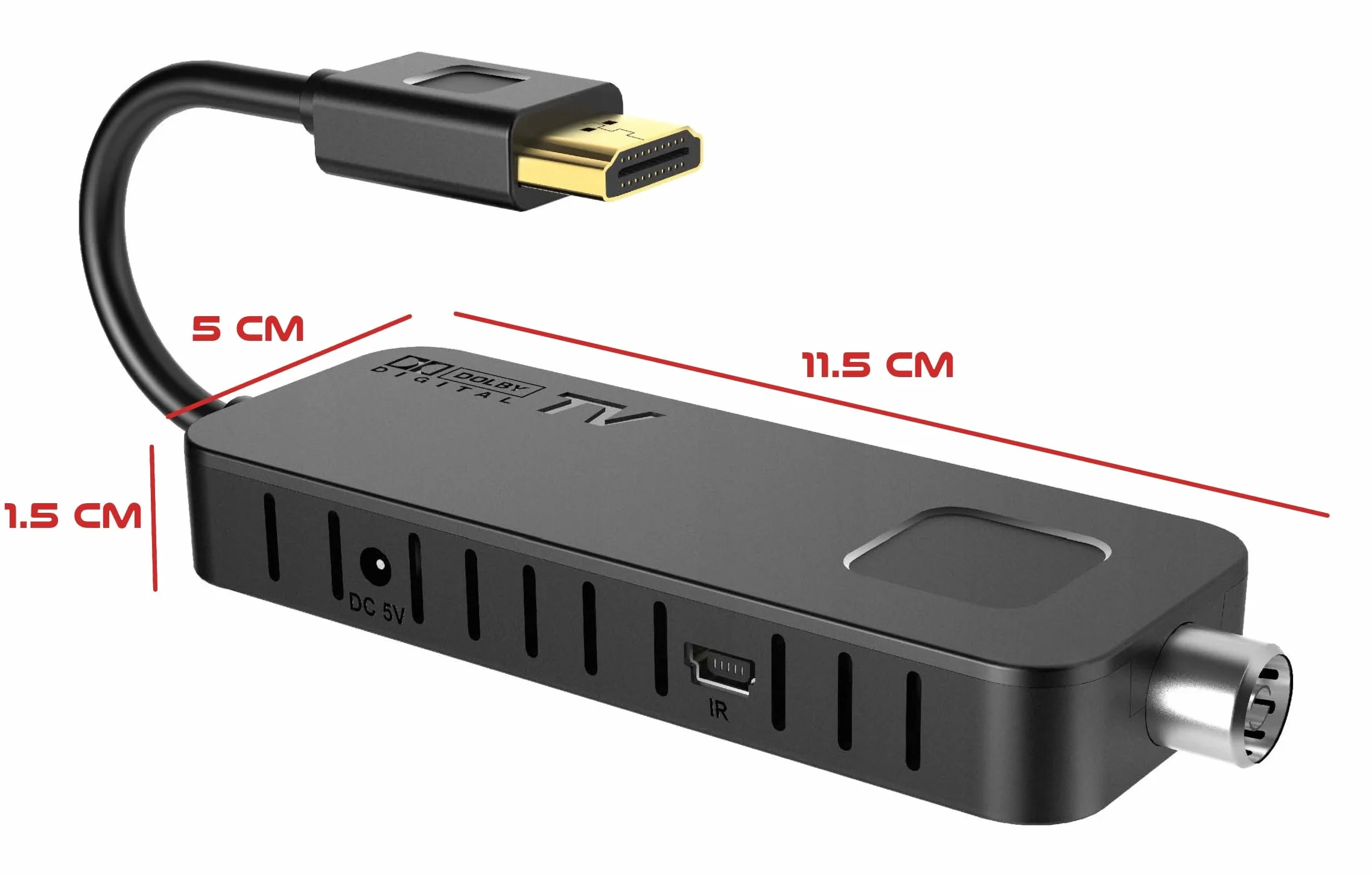 DekoTV Mini Tuner dekoder dvb-t2 hevc H.265 Telewizja naziemna Mini TV Stick
