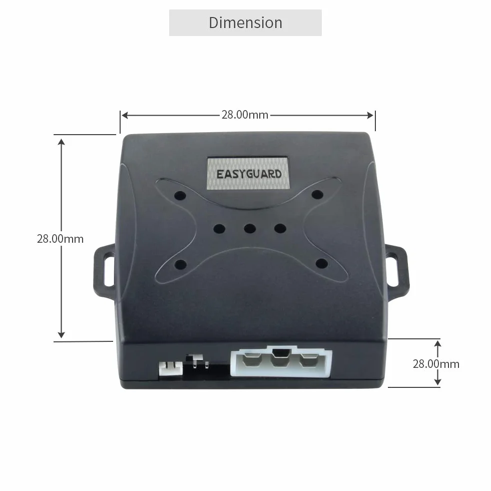 EASYGUARD EC004 inteligentny system alarmowy samochodowy RFID immobilizer bezkluczykowy