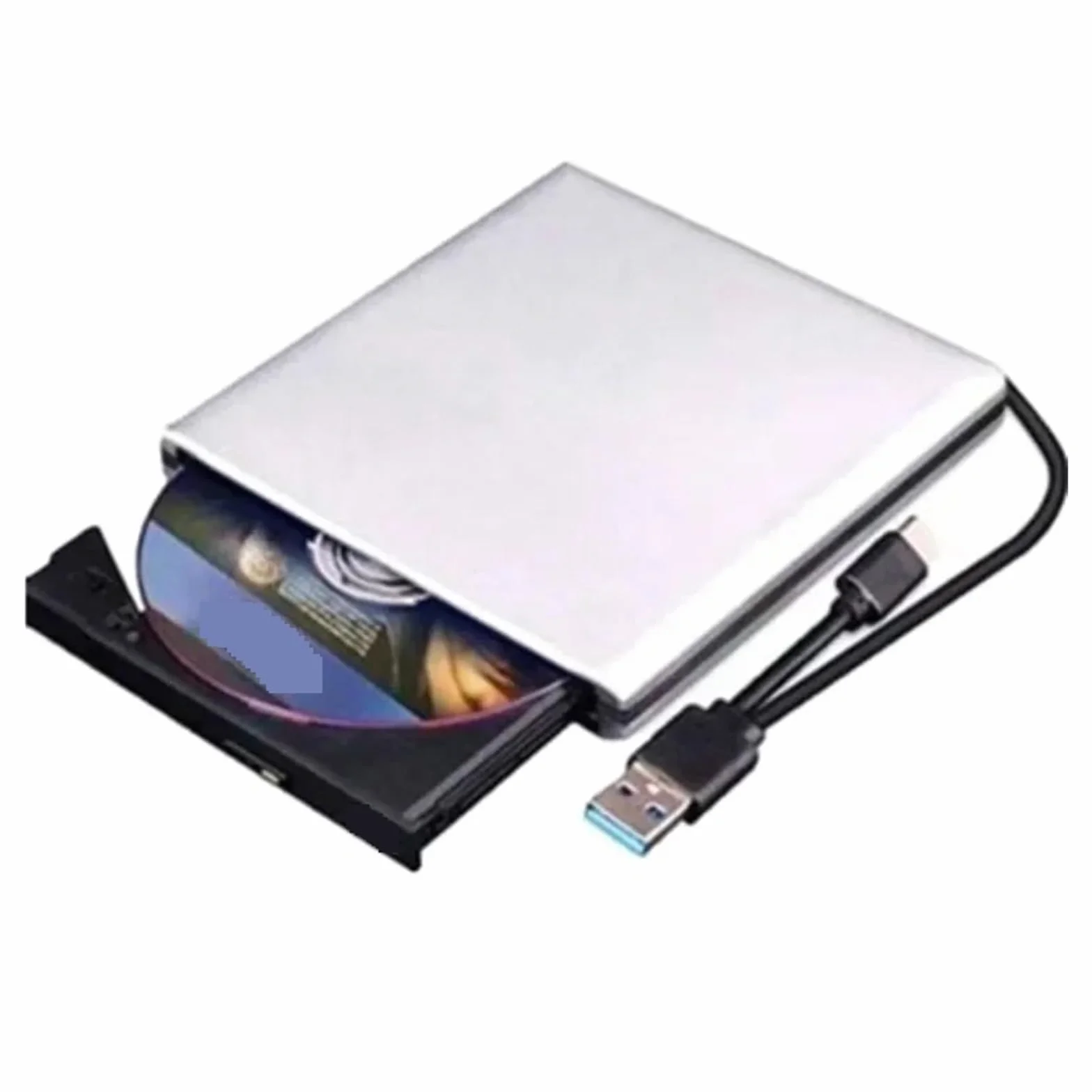 Nagrywarka Blu-Ray UHD 4K USB3.0 Zewnętrzna Nagrywarka Optyczna DVD RE/ROM Odtwarzacze Blu-Ray 3D Writer Reader Kompaktowy łatwy W UżYciu(Red)