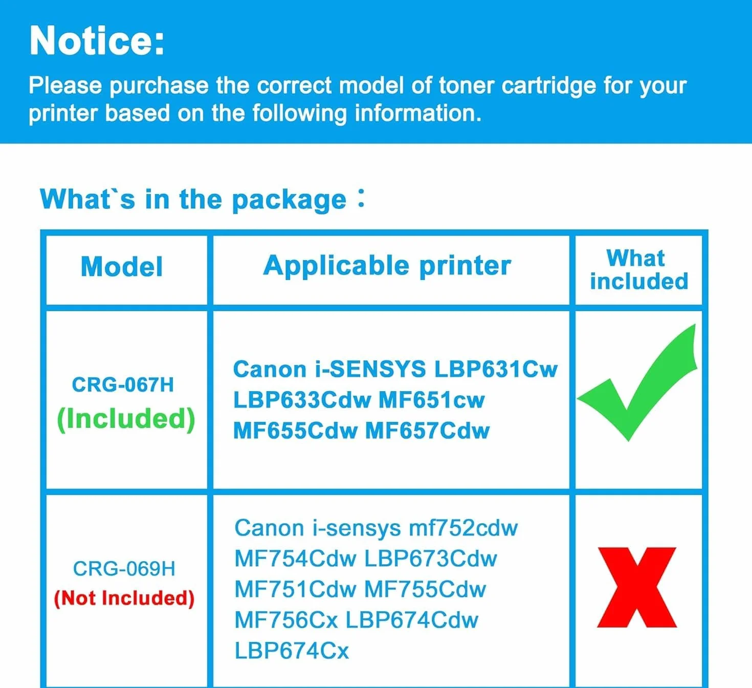LCL Żółty wkład z tonerem 067h kompatybilny z Canon 067 067 h Canon i-SENSYS LBP631Cw LBP633Cdw MF651cw MF655Cdw MF657Cdw