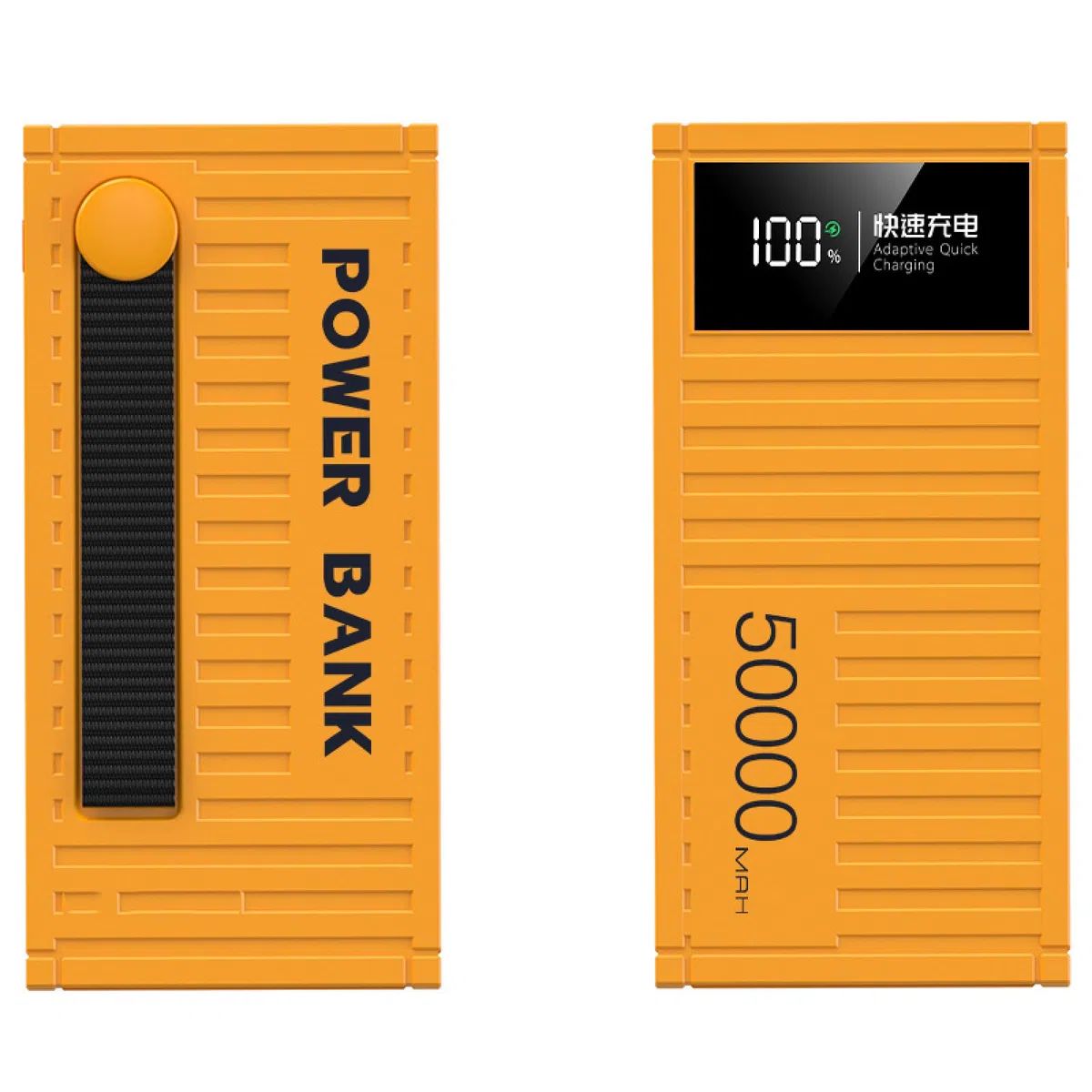 Powerbank Powerbank/66 W super szybkie ładowanie 100000 mAh cyfrowy wyświetlacz pojemnik powerbank 1w20.000 zewnętrzny zasilacz mobilny o dużej pojemności (20000 mAh/żółty)