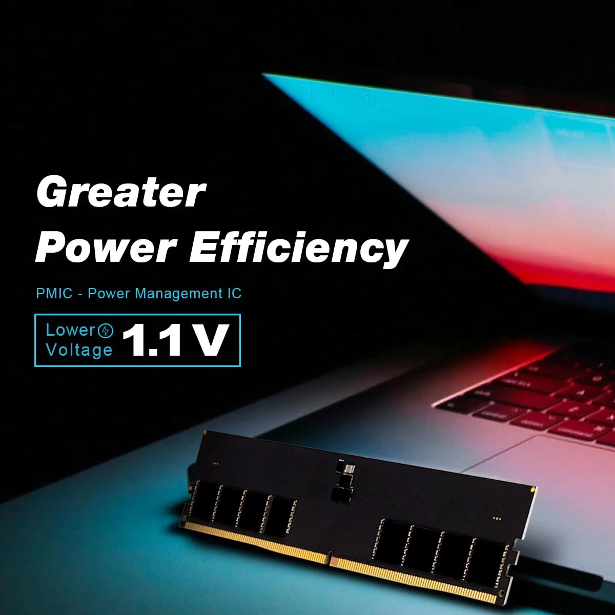 Silicon Power SP064GBLVU480F22 Pamięć RAM do komputerów stacjonarnych DDR5 64 GB (32 GB x 2) 4800 MHz (PC5-38400) 288-pinowy CL40 1,1 V UDIMM