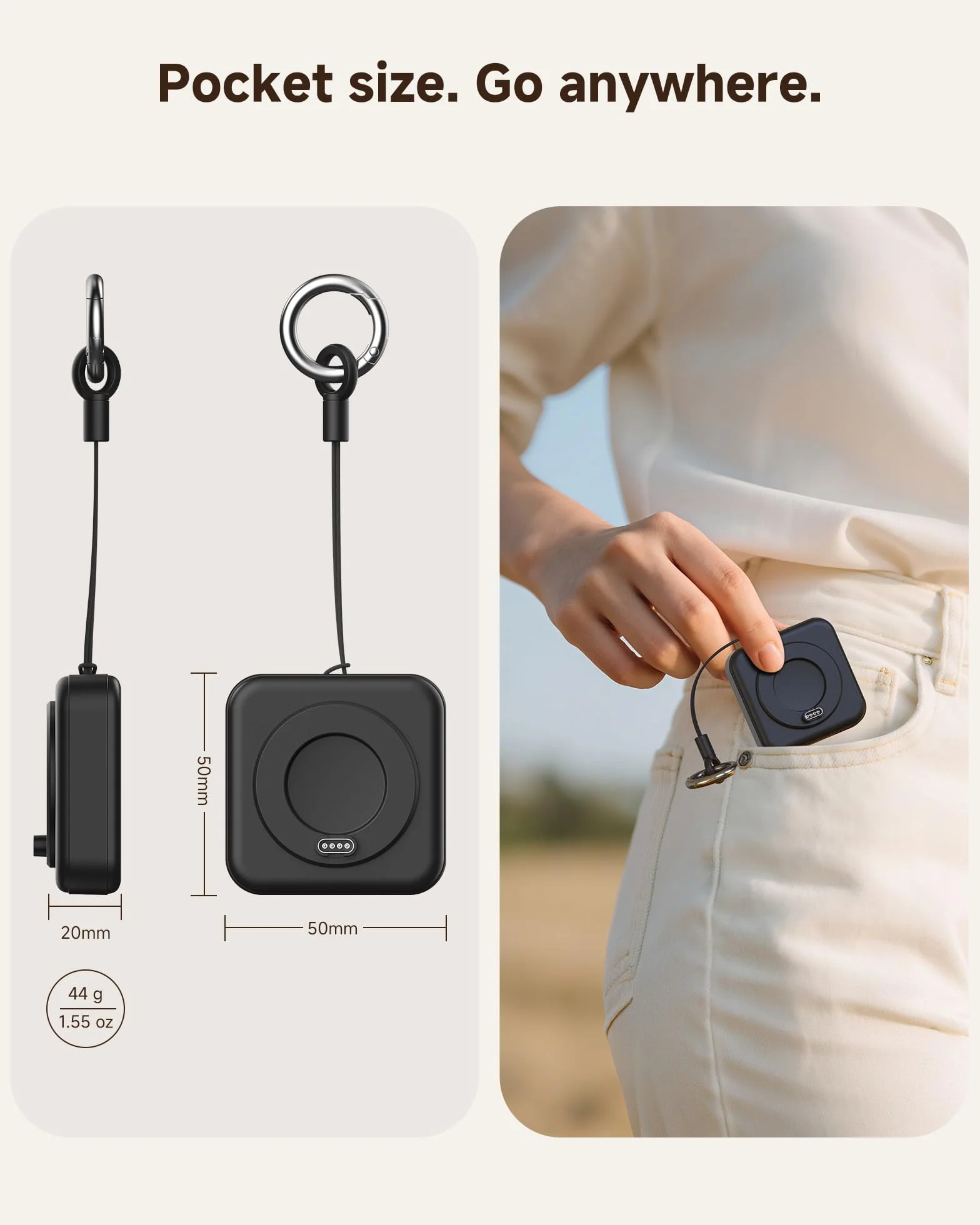 Przenośna ładowarka do zegarka Garmin, 1200 mAh, ładowarka do Garmin Vivoactive 6 5, Fenix 7X 6, Venu 3s 3 2, Instinct 3 2, Forerunner 165 265 965, Approach S70 S62 S50 S44, Epix Pro 2, Tactix 8 7