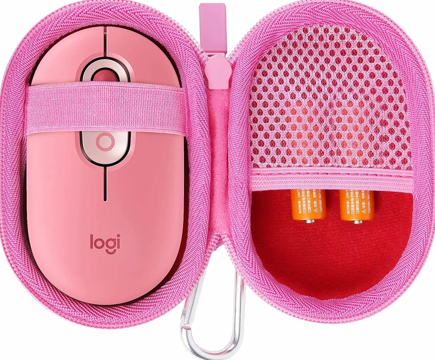 co2CREA Twarde etui podróżne do bezprzewodowej myszy Logitech POP, wyłącznie etui