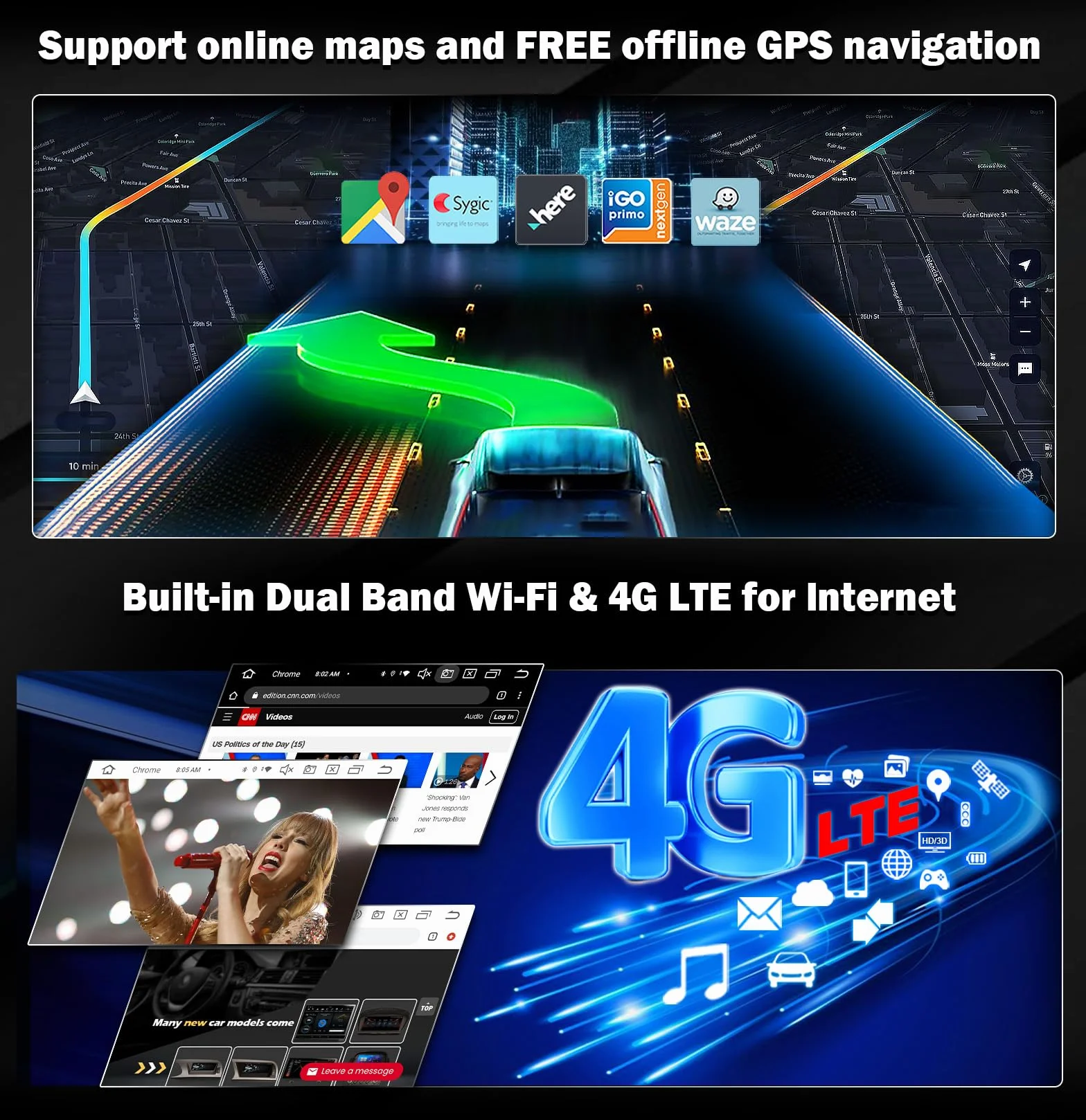 ERISIN 10,25 cala Android 10.0 radio samochodowe do BMW 5ER E39 E53 X5 M5 obsługuje nawigację GPS Carplay Android Auto DSP Bluetooth A2DP DVB-T/T2 WiFi DAB+ 8-rdzeniowy 4GB RAM + 64GB ROM