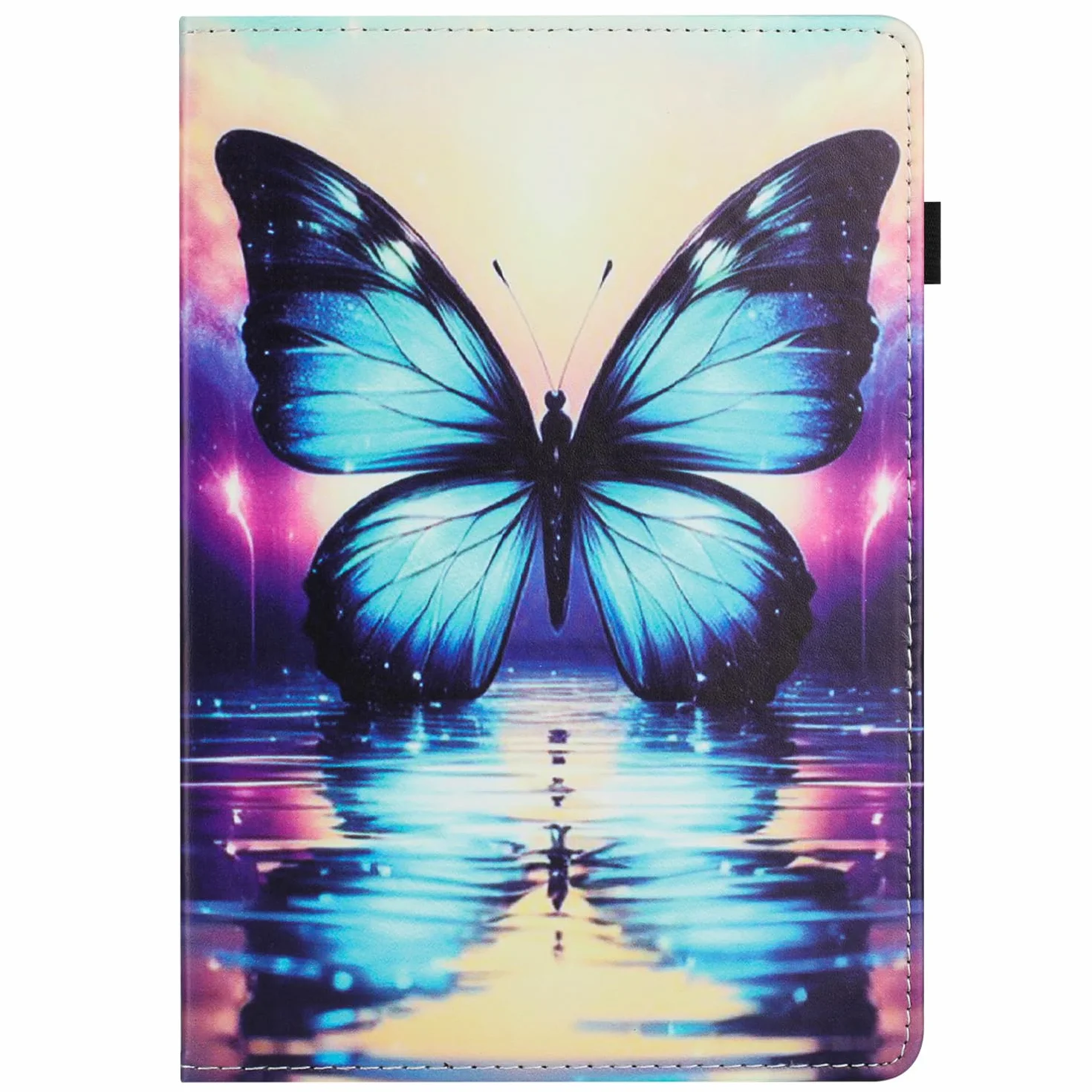 Etui do Samsung Galaxy Tab A11+ 11 cali 2025 SM-X310/SM-X315 LTE/SM-X236 PU skórzany rękaw magnetyczny stojak pokrowiec portfel tablet etui ochronne do Galaxy A11 Plus cień motyl