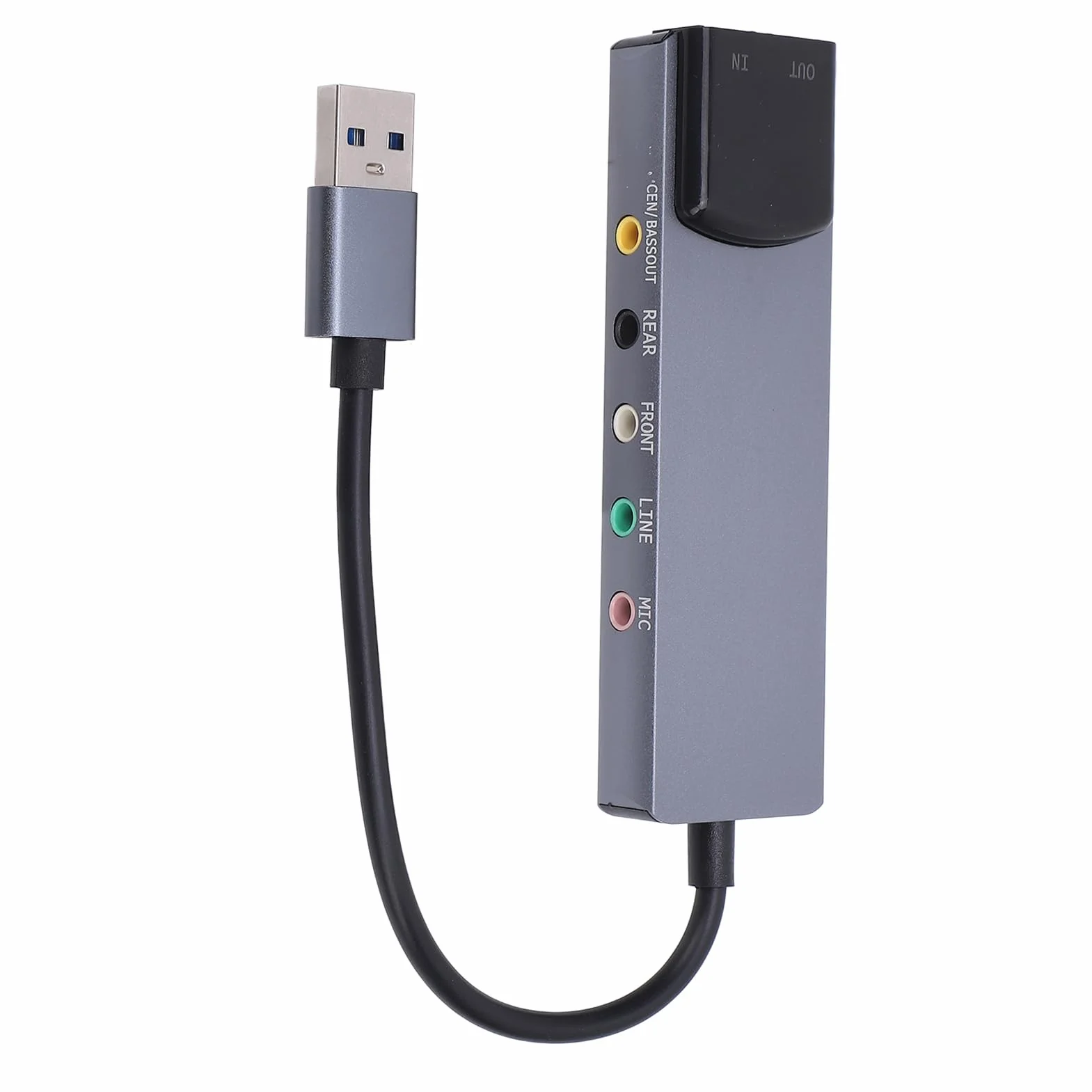 Zewnętrzne Miksowanie Kart Dźwiękowych Stereo, 5.1 7.1 Kanałowa Adapter Audio USB, Karta Dźwiękowa z redukcją Szumu do Komputera na Laptopie na PC 98 ME 2000 X P 7 8