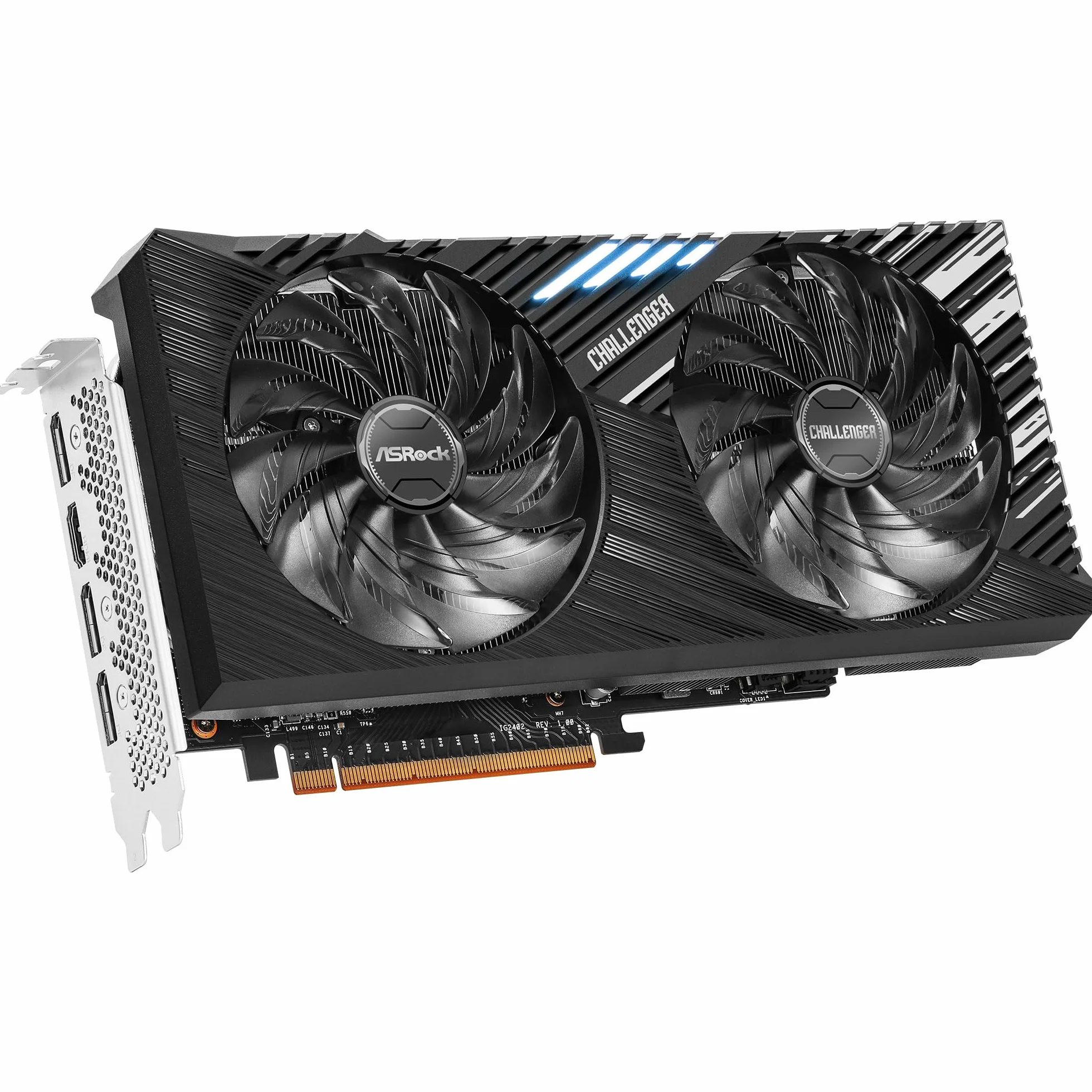 ASRock Intel Arc A750 Graphics 8 GB pami?ci, cz??ciowo bez wentylatora, os?ona przedniego wentylatora, z o?wietleniem RGB, karta graficzna OC Edition, A750, CL SE, 8GO, oficjalny sprzedawca krajowy