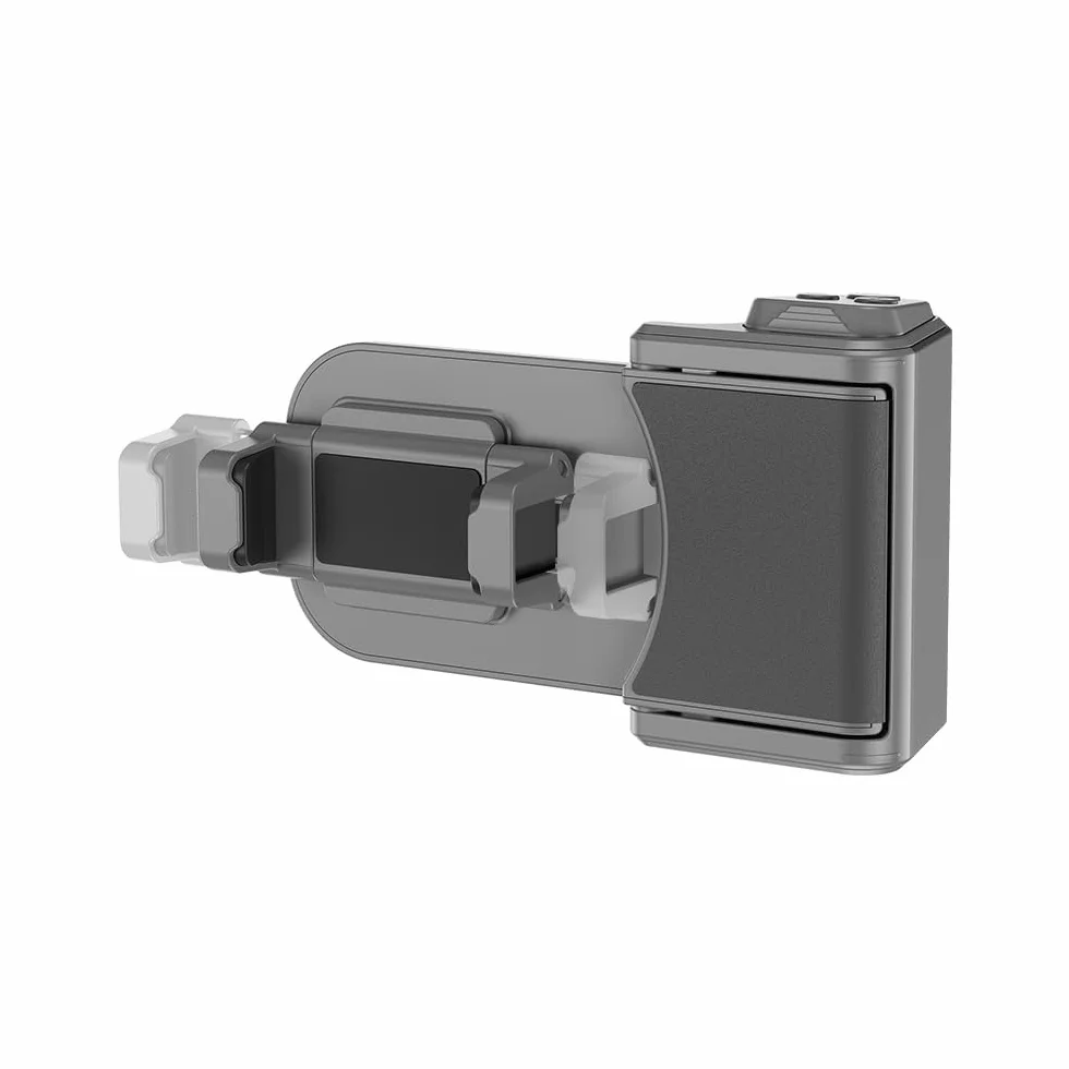 KIWIFOTOS Ulepszona kamera do smartfona, duży uchwyt, pasuje do dużej dłoni, odłączany pilot Bluetooth, nagrywanie wideo vloggera, zatrzaskowy uchwyt do telefonów iPhone Andriod, szerokość 59-85 mm