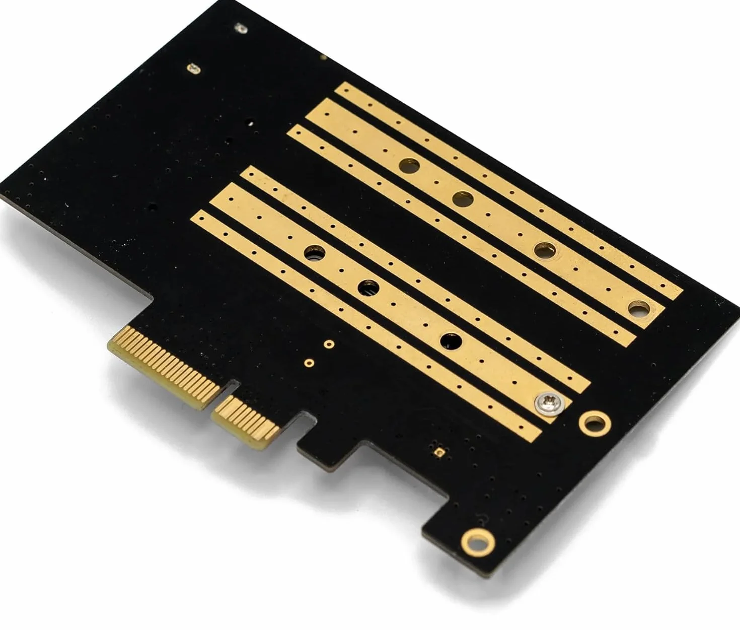 ZimaBoard Karta adaptera Dual M.2 NVME SSD 32 Gb/s M Key PCIe 4.0 x4 do serwera ZimaBoard, komputera stacjonarnego, obsługuje kartę rozszerzeń SATA 6 Gb/s NGFF B Key bez radiatora