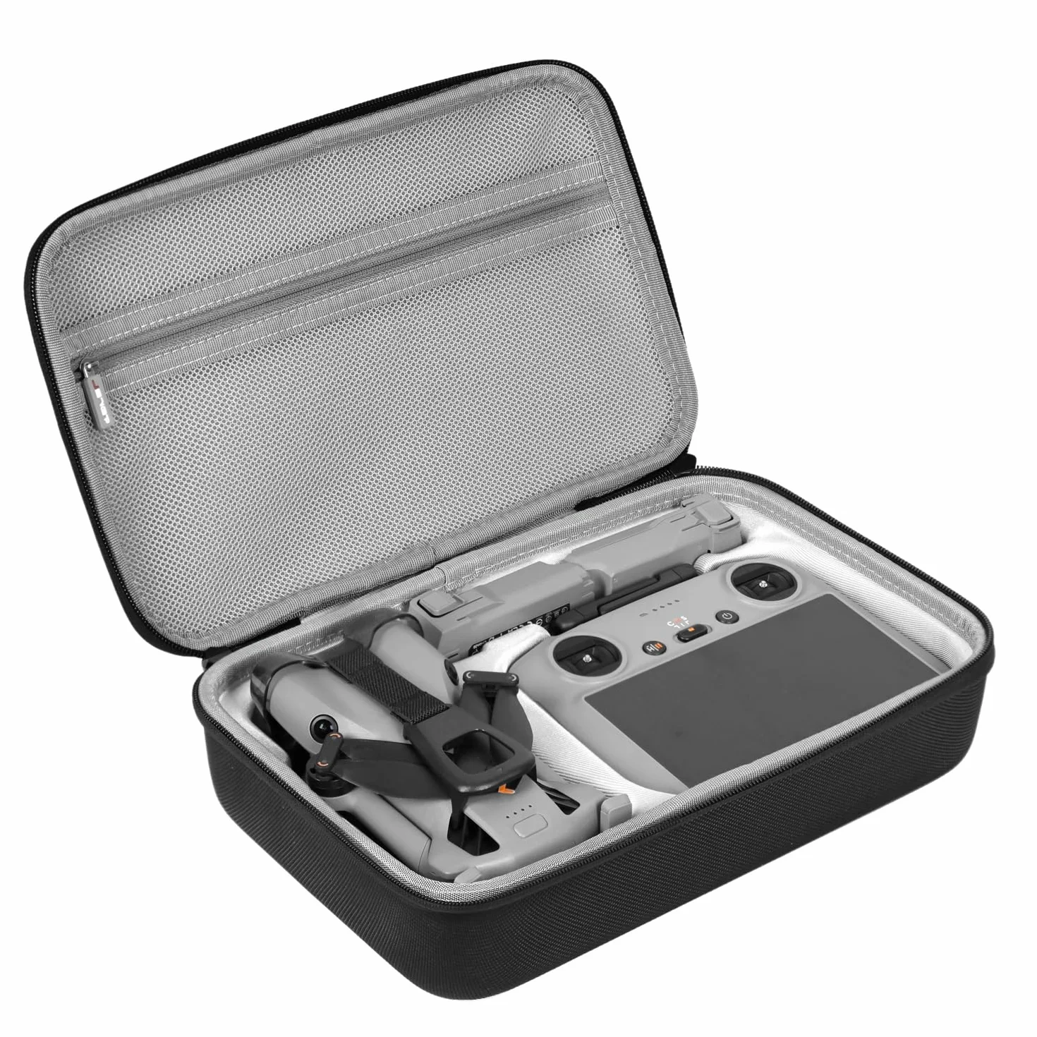 Torba JSVER DJI Mini 5 Pro,Futerał transportowy Mini 5 Pro,Futerał Transportowy na Kontroler RC 2/RC-N3,Ochronny na Drona Combo i Akcesoria–Czarny