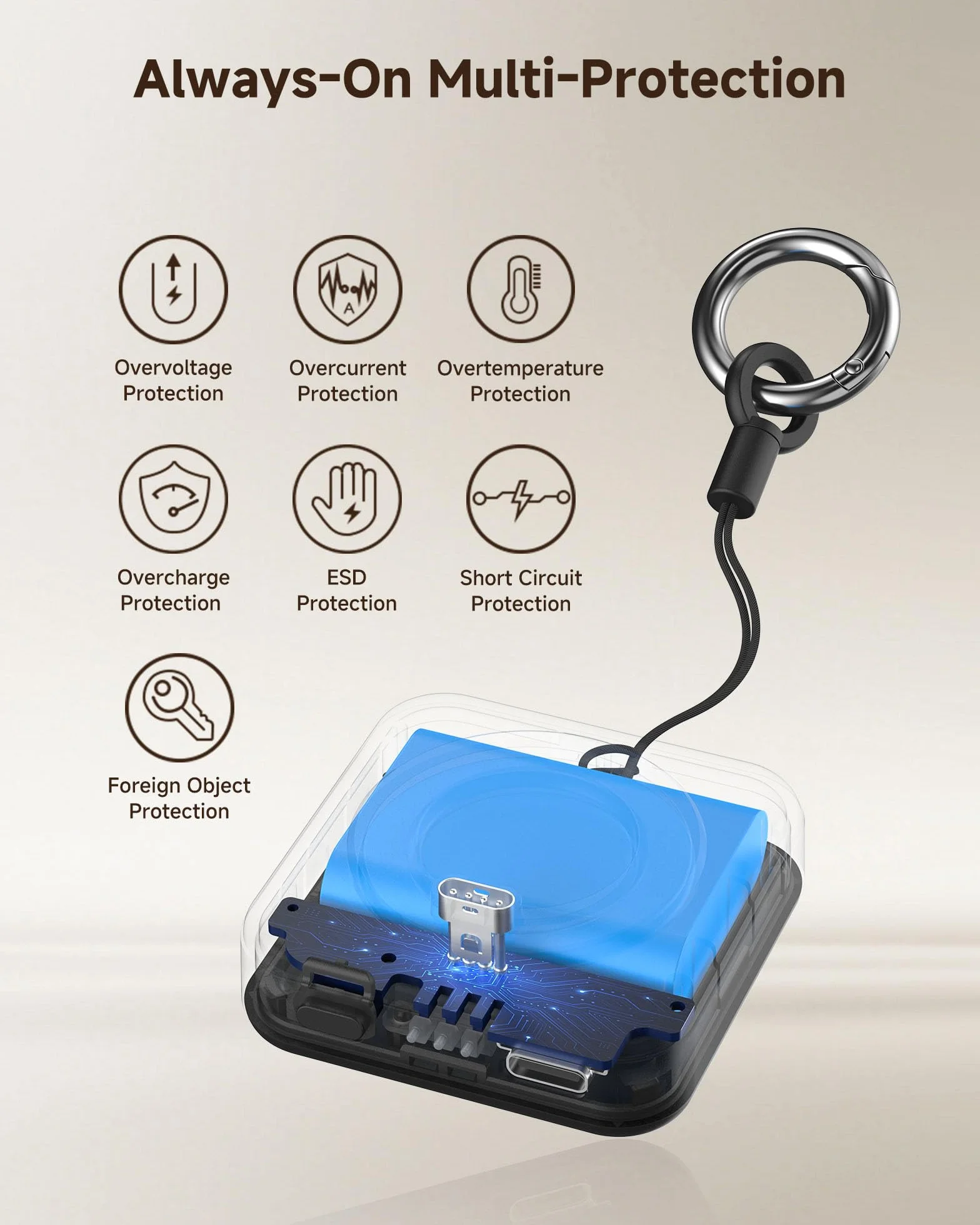 Przenośna ładowarka do zegarka Garmin, 1200 mAh, ładowarka do Garmin Vivoactive 6 5, Fenix 7X 6, Venu 3s 3 2, Instinct 3 2, Forerunner 165 265 965, Approach S70 S62 S50 S44, Epix Pro 2, Tactix 8 7