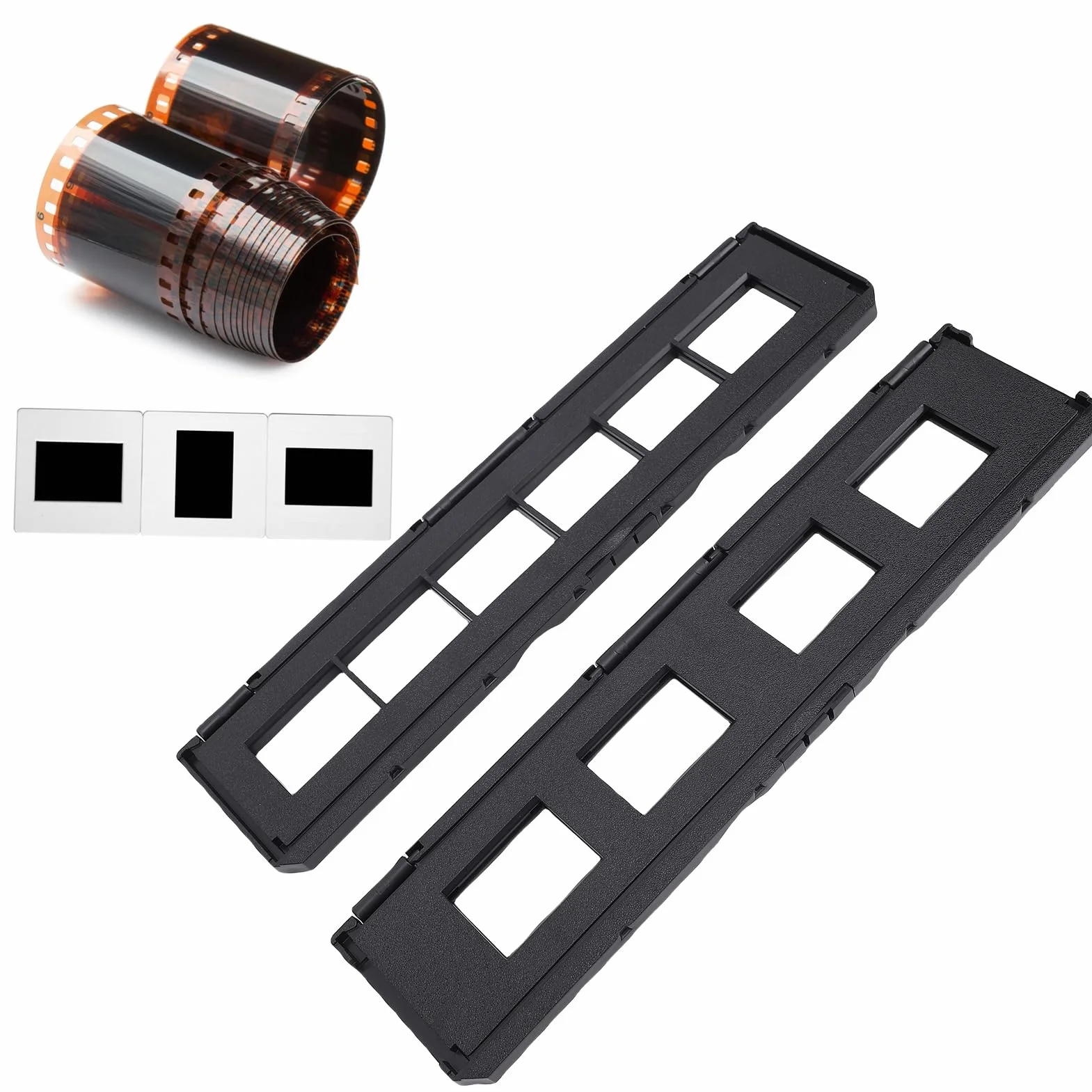 Uchwyt Zjeżdżalni 135 Mm i 35 Mm Folia, 6 Trzyma Długie Taca Negatywna Uchwyt na Film 4 Otwory Pozytywne Slajd Uchwyt dla Skanerów Filmowych 7200/7200U