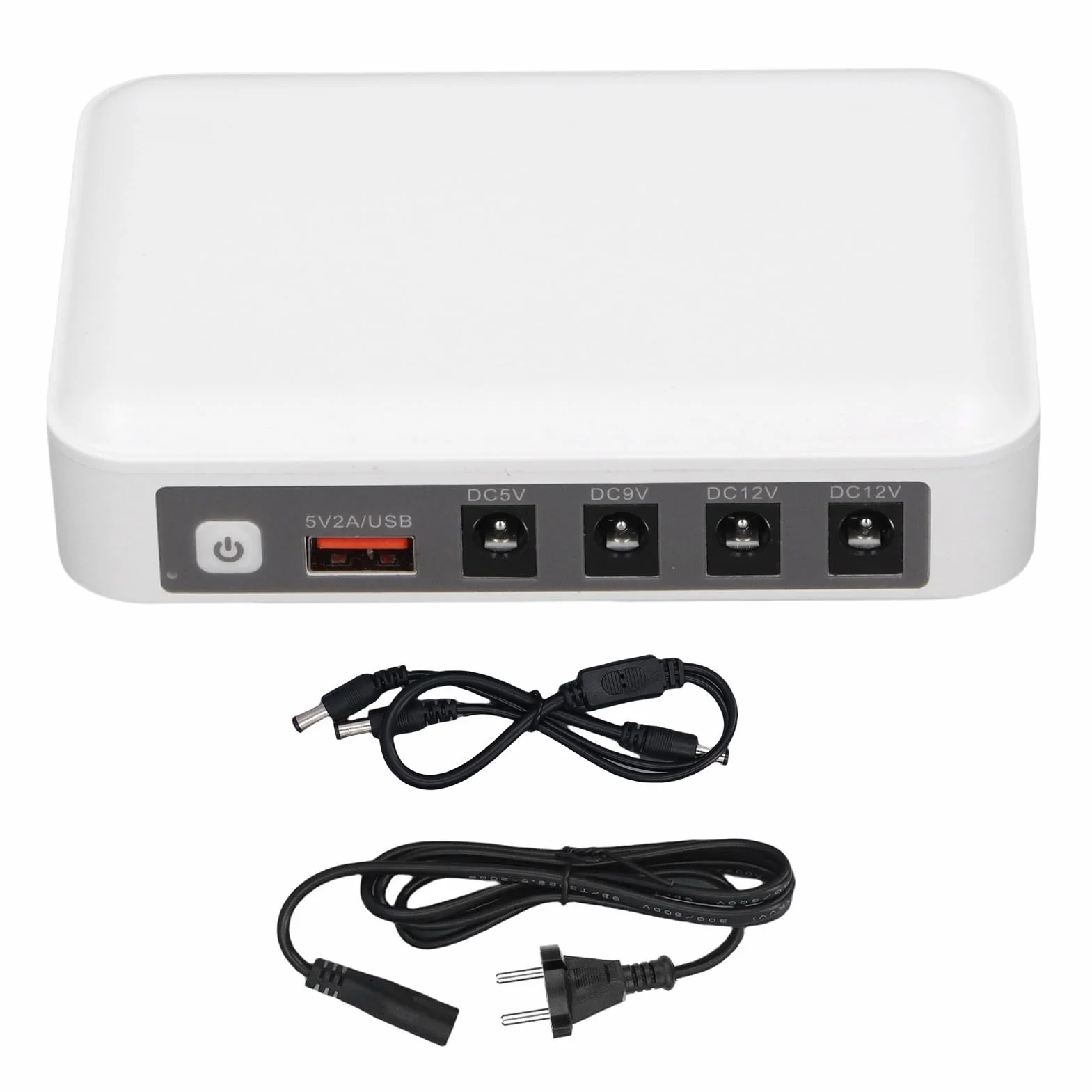 Zasilacz awaryjny UPS 6000 mAh 5V 9V 12V z wskaźnikiem LED do smartfonów modemu routera