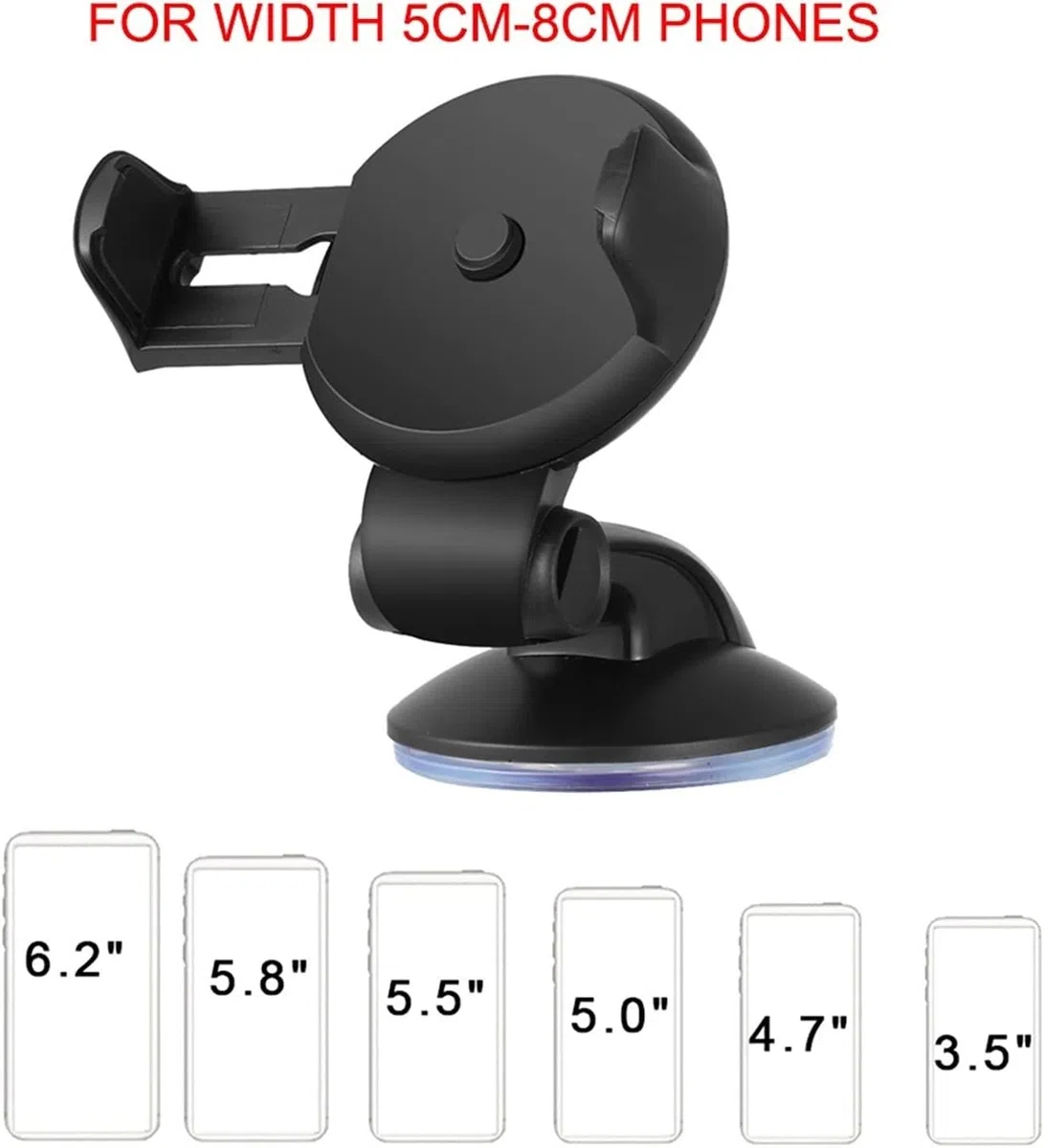 Smartfon Uchwyt Do Samochodu 1PC regulowany uchwyt samochodowy na telefon przyssawka przednia szyba deska rozdzielcza stojak uniwersalny uchwyt akcesoria do wnętrz samochodowych Wspornik Nawigacyjny