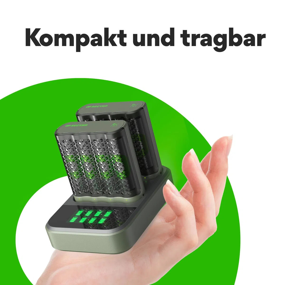 GP Charger RCK DE M452D 8 x 2600 mAh AA