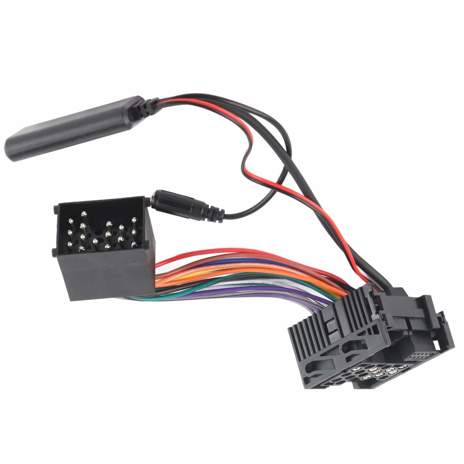Samochodowy Odbiornik Modułu Bluetooth, Samochodowy 10-pinowy Adapter Modułu Bluetooth Zamiennik Kabla AUX-in dla E46 320 325 323 328 330 M3 Serii 3 z Mikrofonem