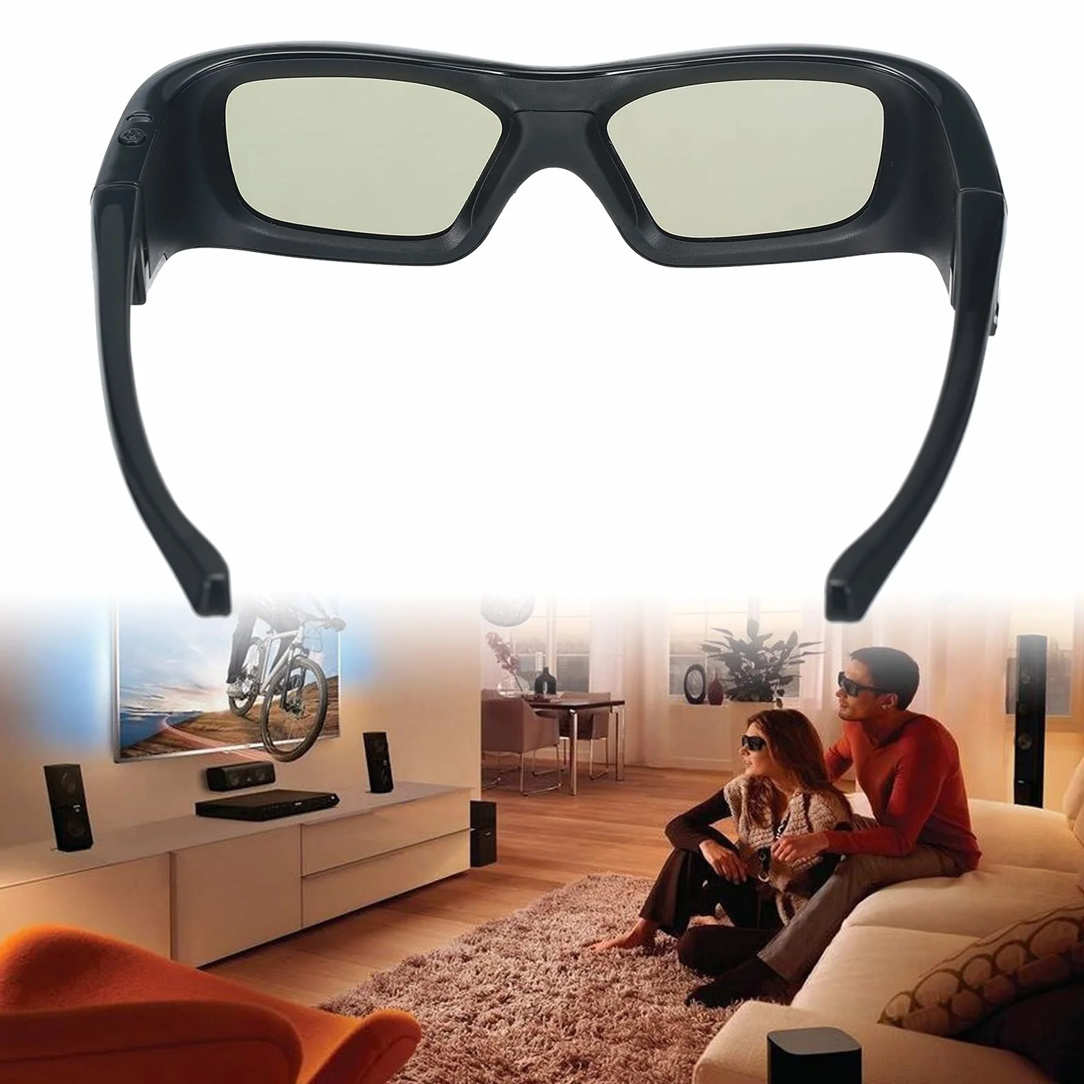 Okulary 3D GL410 do Projektora z Aktywnym łączem DLP Full HD i Projektorami Optama DLP Link