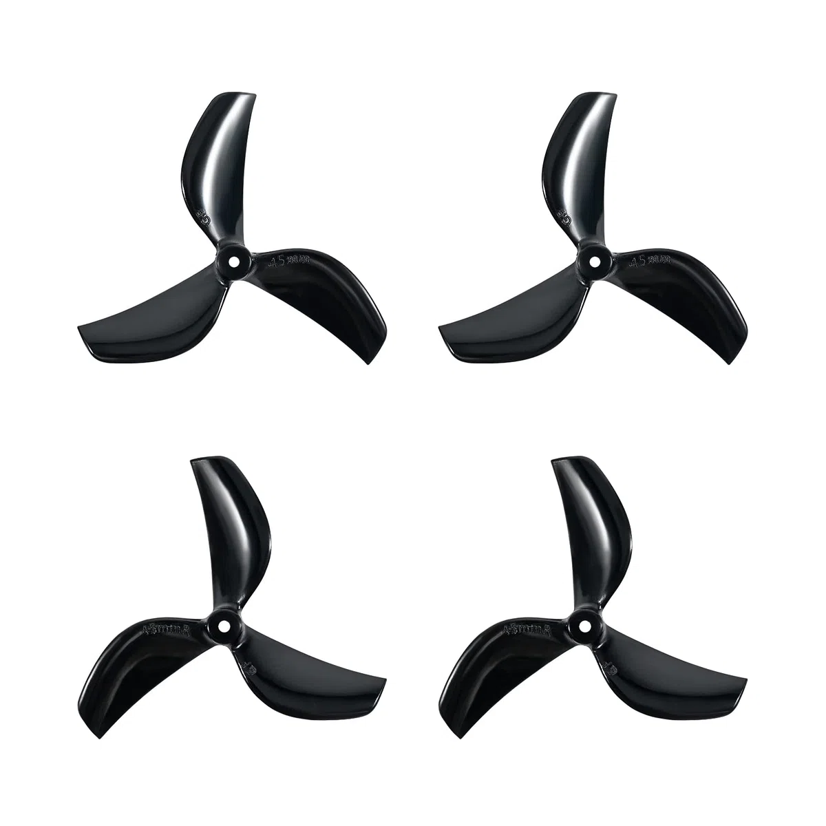 BETAFPV 16pcs Gemfan 45mm 3-Blade Propeller 1.5mm Shaft for 1S FPV Drone | Compatible with 1102 Brushless Motors for 1S Whoop Drone Quadcopter like Meteor75 Pro 1S Racing
