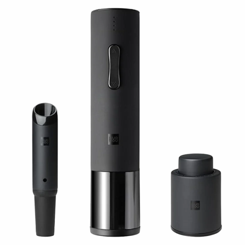 Xiaomi Huohou Elektryczny otwieracz do wina Deluxe zestaw czarny UE