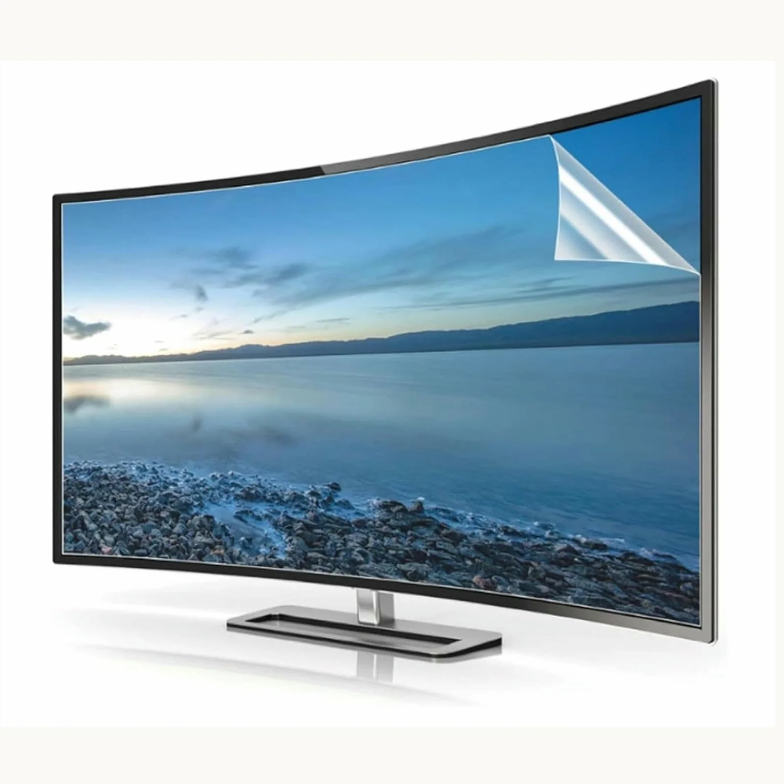 Folia przeciwodblaskowa do telewizora 32-55 cali, matowa ochrona ekranu telewizora, redukcja odblasków, ochrona niebieskiego światła, filtr UV i promieniowanie, do wyświetlaczy LCD~/