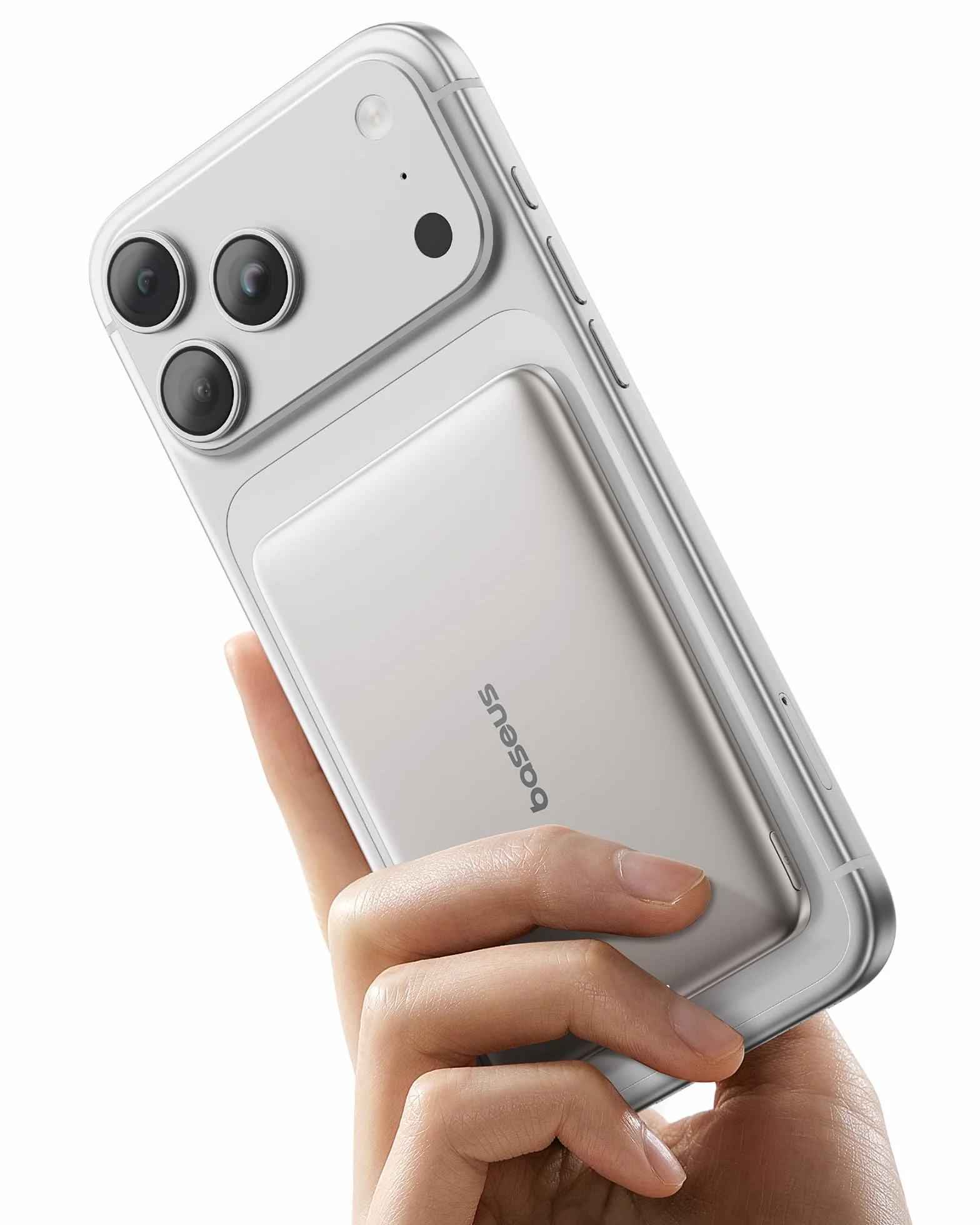 Baseus Picogo AM41 Power Bank, Ultra Slim 5000 mAh, Magsafe Powerbank, szybkie ładowanie, PD 20 W, przenośny, bezprzewodowy, magnetyczny akumulator zewnętrzny z kablem USB C, do iPhone 17/16/15/14/13