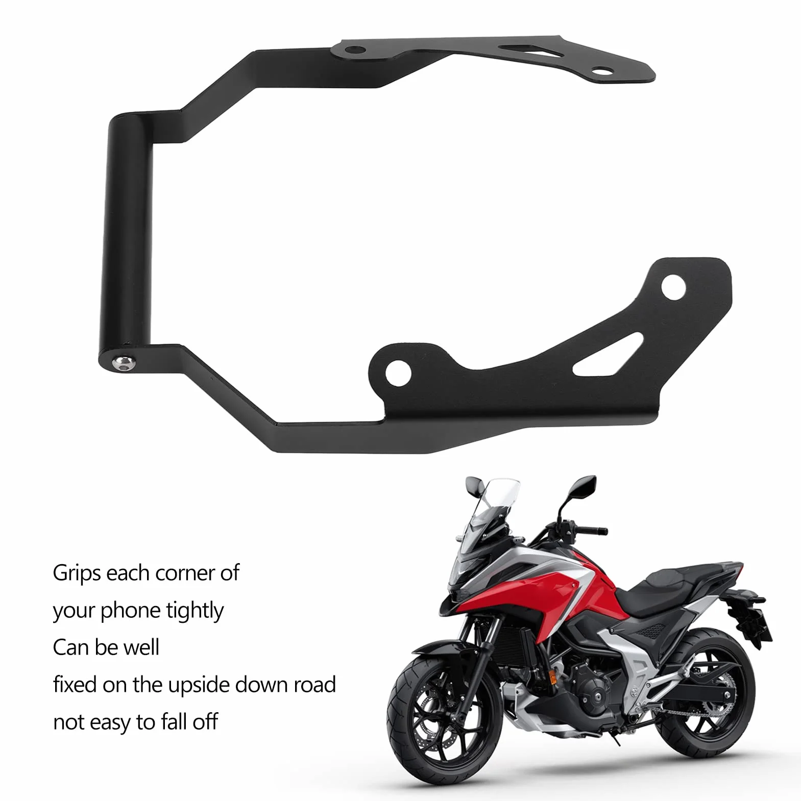Uchwyt Nawigacyjny Motocykla, Uchwyt Nawigacyjny Motocykla Wymiana Uchwytu Telefonu ze Stopu Aluminium dla NC750X NC750 XAM NC750X DCT 2021 +