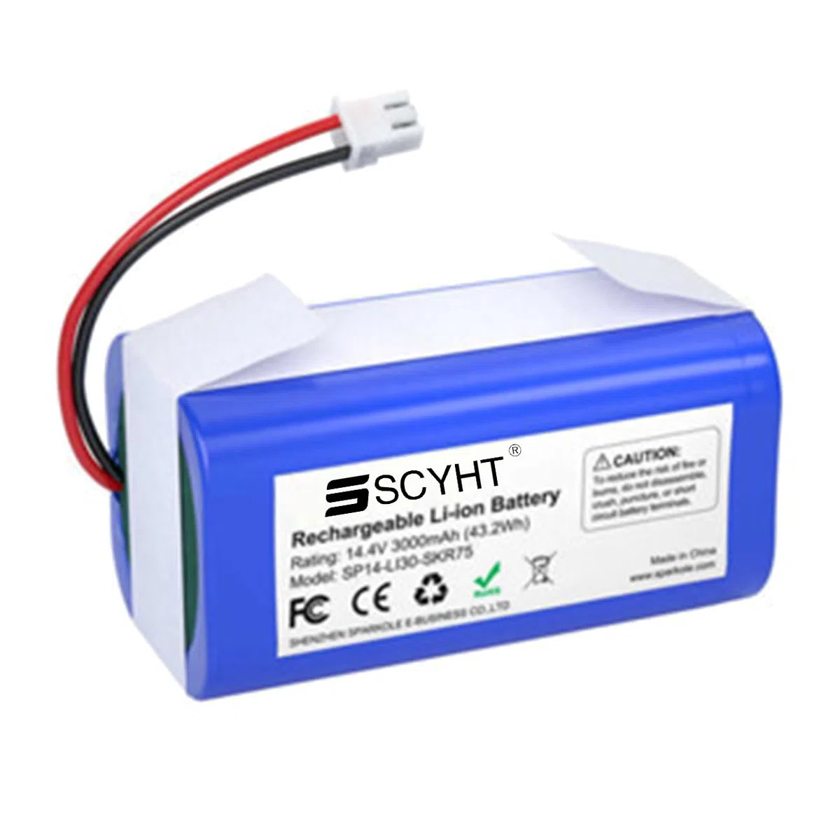 Akumulator litowy 14,4 V 3000 mAh Akumulator litowo-jonowy 14,4 V Akumulatory zamienne do silników maks. 50 W do głośnika i pilota zdalnego sterowania Zabawka