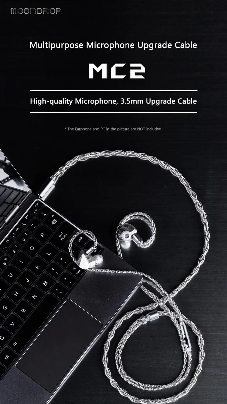 Moondrop MC2 Kabel do rozbudowy mikrofonu 3.5mm 0.78mm 2pin