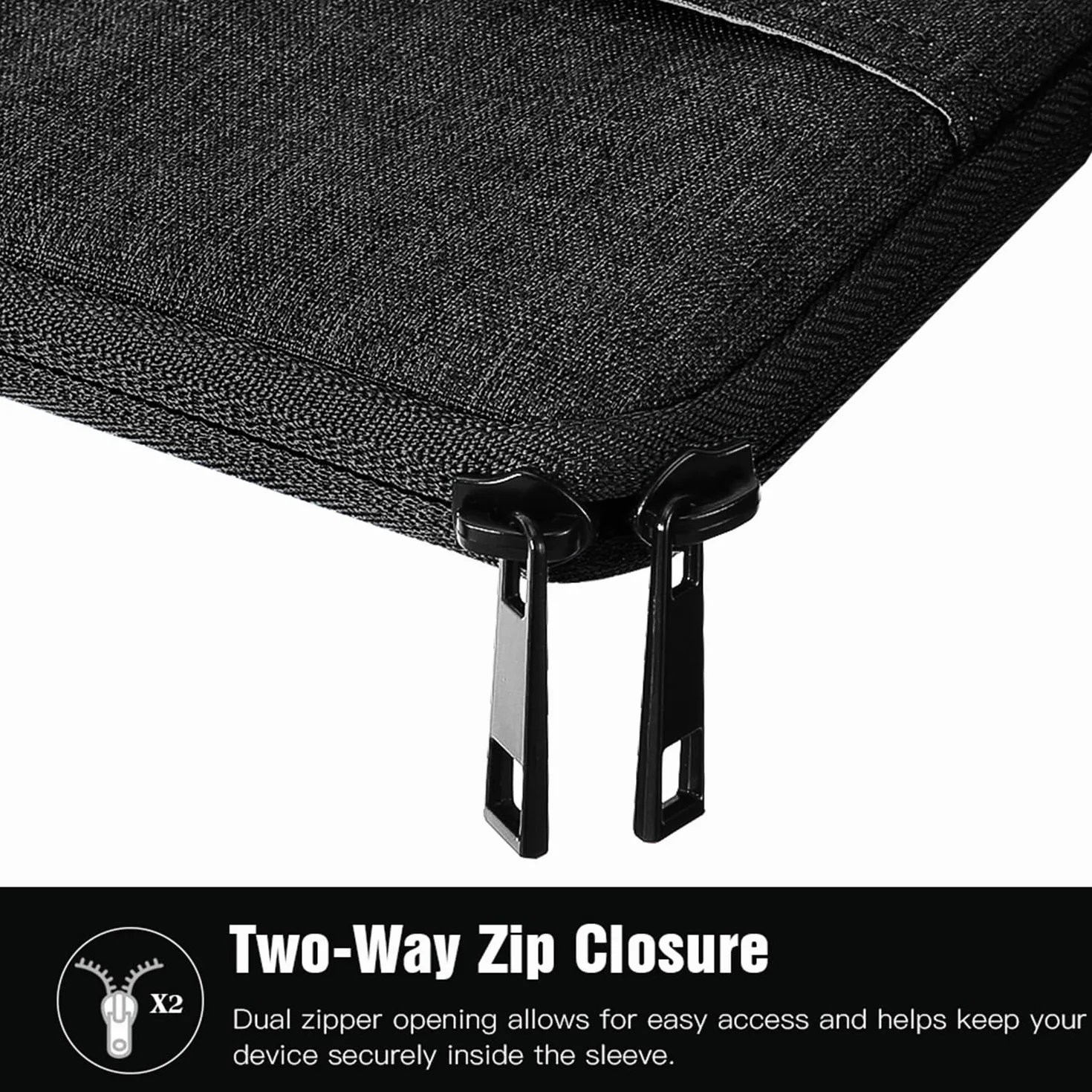 TiMOVO 8-9 Inch Tablet Sleeve Case for All-New iPad Mini 7 (A17 Pro, 2024), iPad Mini 6 (8.3-Inch, 2021), iPad Mini 5/4/3/2/1, Portable Protective Bag with Pockets for iPad Mini, Black