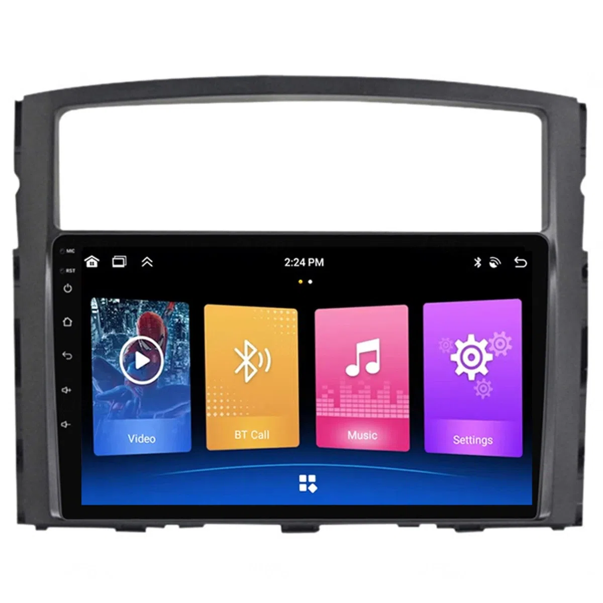 Android 15 Car Stereo 9" Samochód Dla Mitsubishi Pajero 4 V80 V90 2006-2024,M106