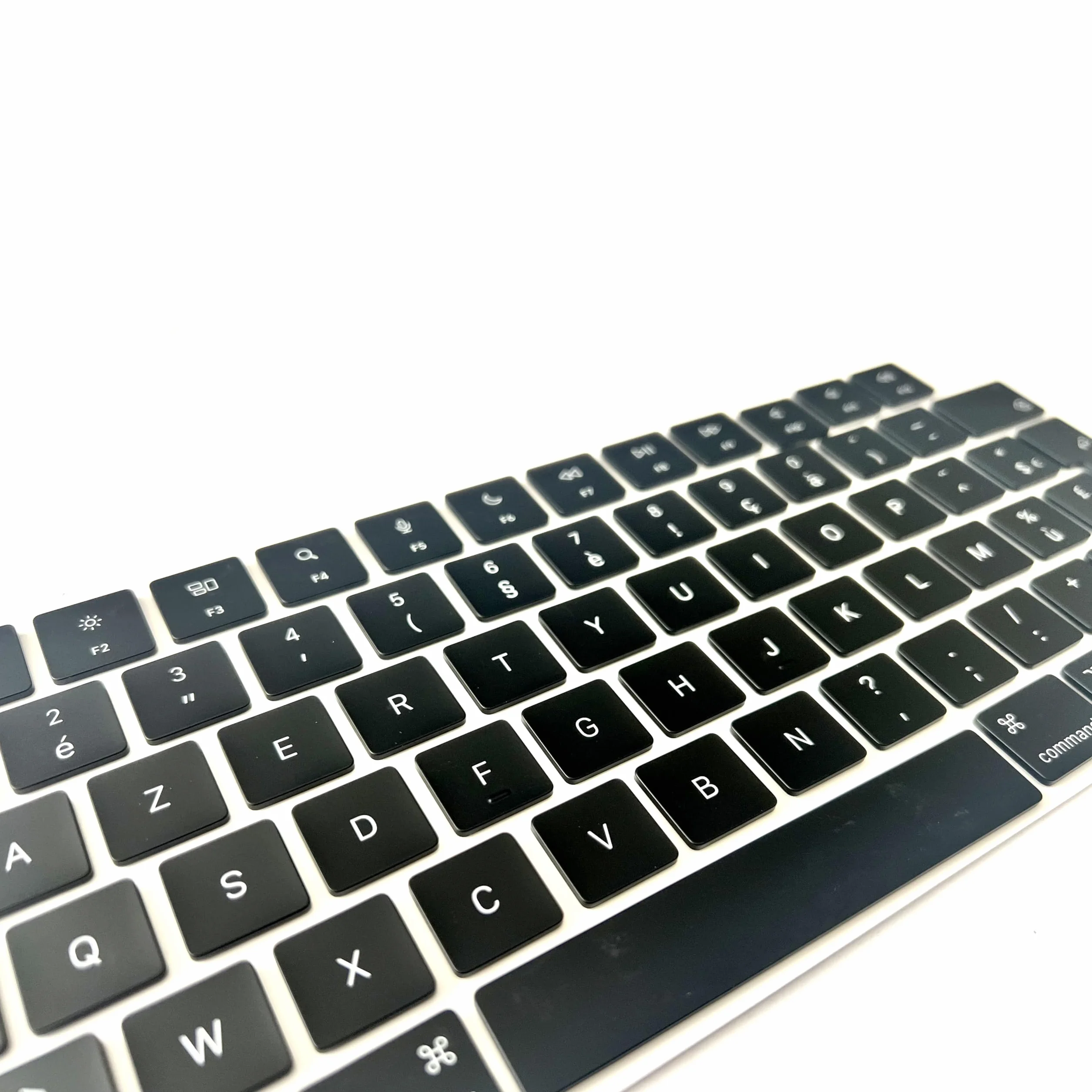 Wymienne nasadki klawiszy do MacBooka Air i Pro/Max (M4 M5) 33.0 cm 14 cali 15'' 16'' A3240 A3241 A3448 A3449 A3434 A3428 A3429 (2025-2026) rok (czarne, UK)