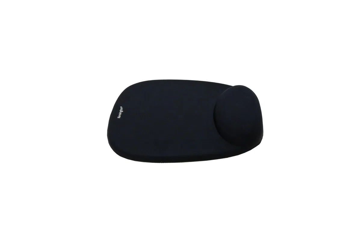 Kensington ergonomiczna wygodna pianka podkładka pod mysz z podpórką nadgarstka - kompatybilna z myszami laserowymi i optycznymi - 32 x 252 x 210 mm - czarna (62384)