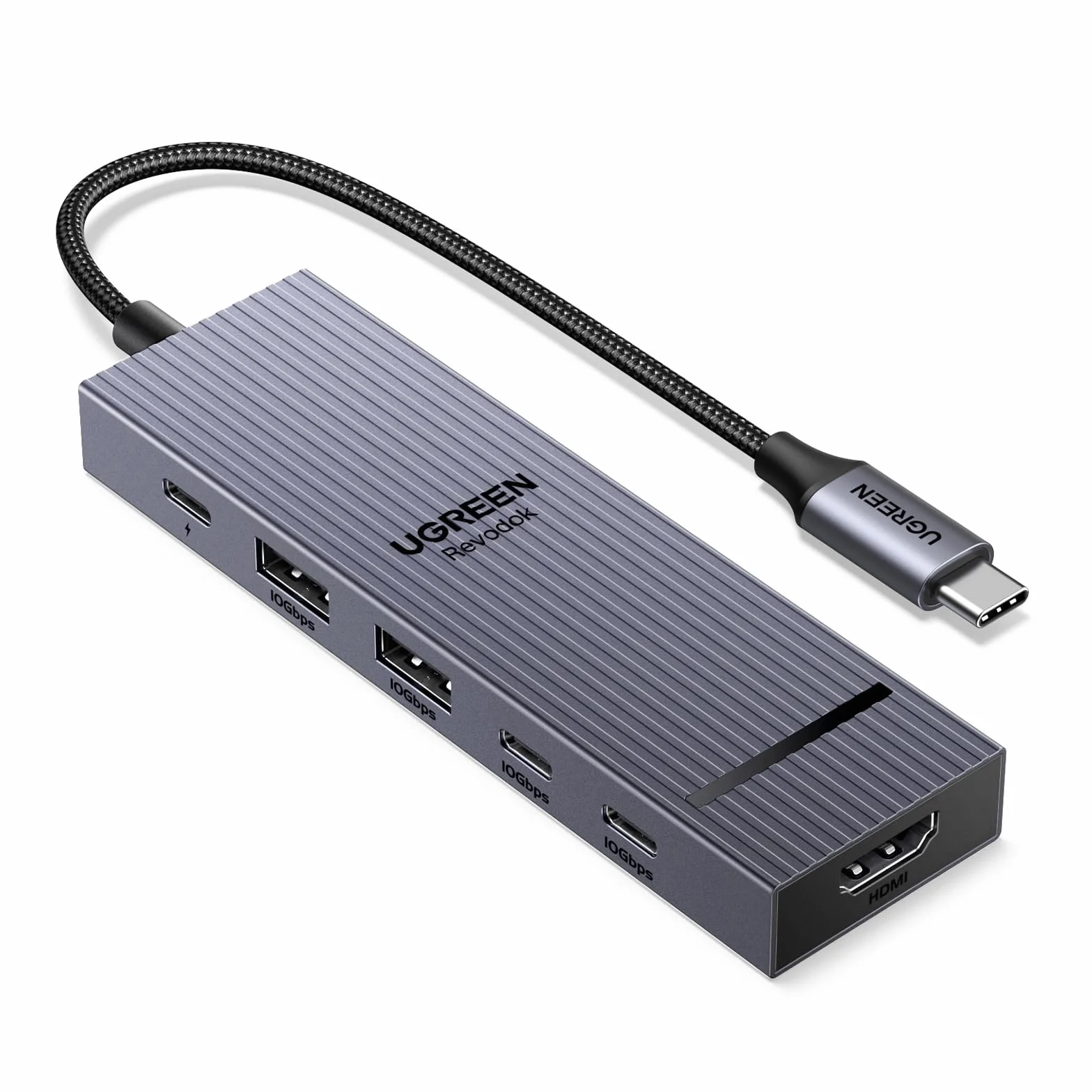 UGREEN Revodok 10Gbps USB C Hub HDMI 4K@60Hz USB C Adapter 2*USB A 3.2 i 2*USB C 3.2 PD 100W